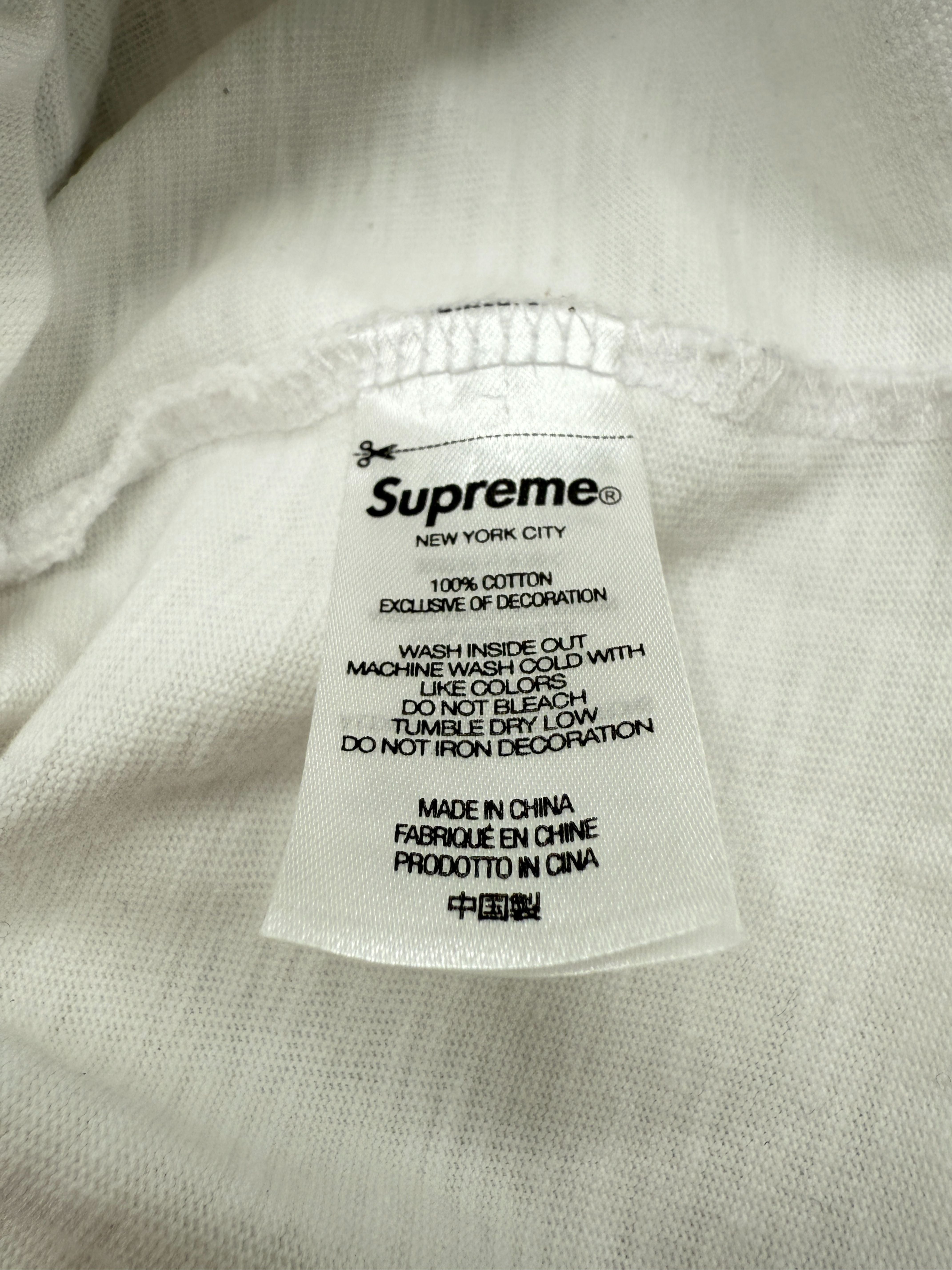 Supreme Block Arc S/S T-Shirt - White Supreme