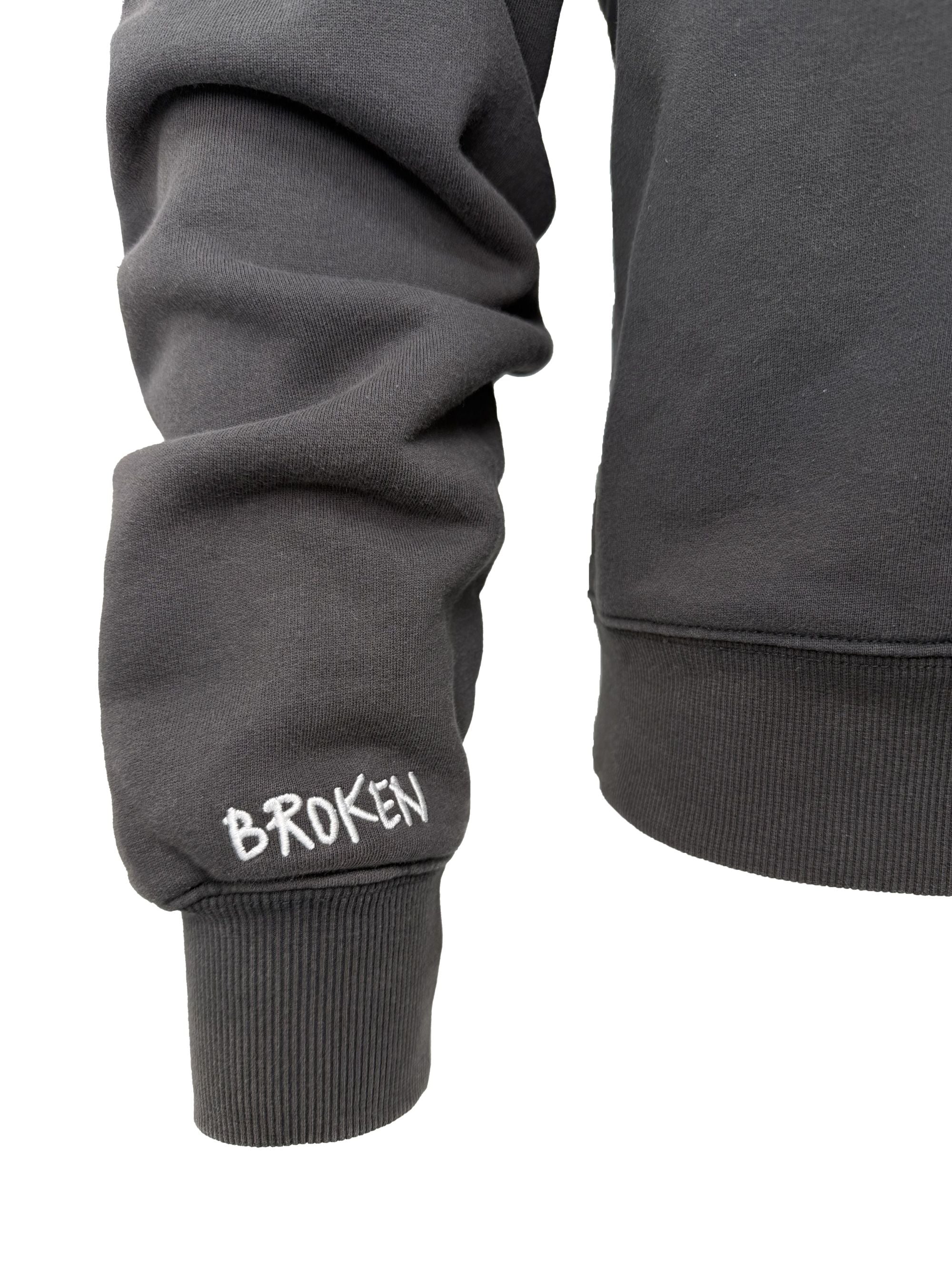 Broken Planet Different Worlds Hoodie - Grey Broken Planet