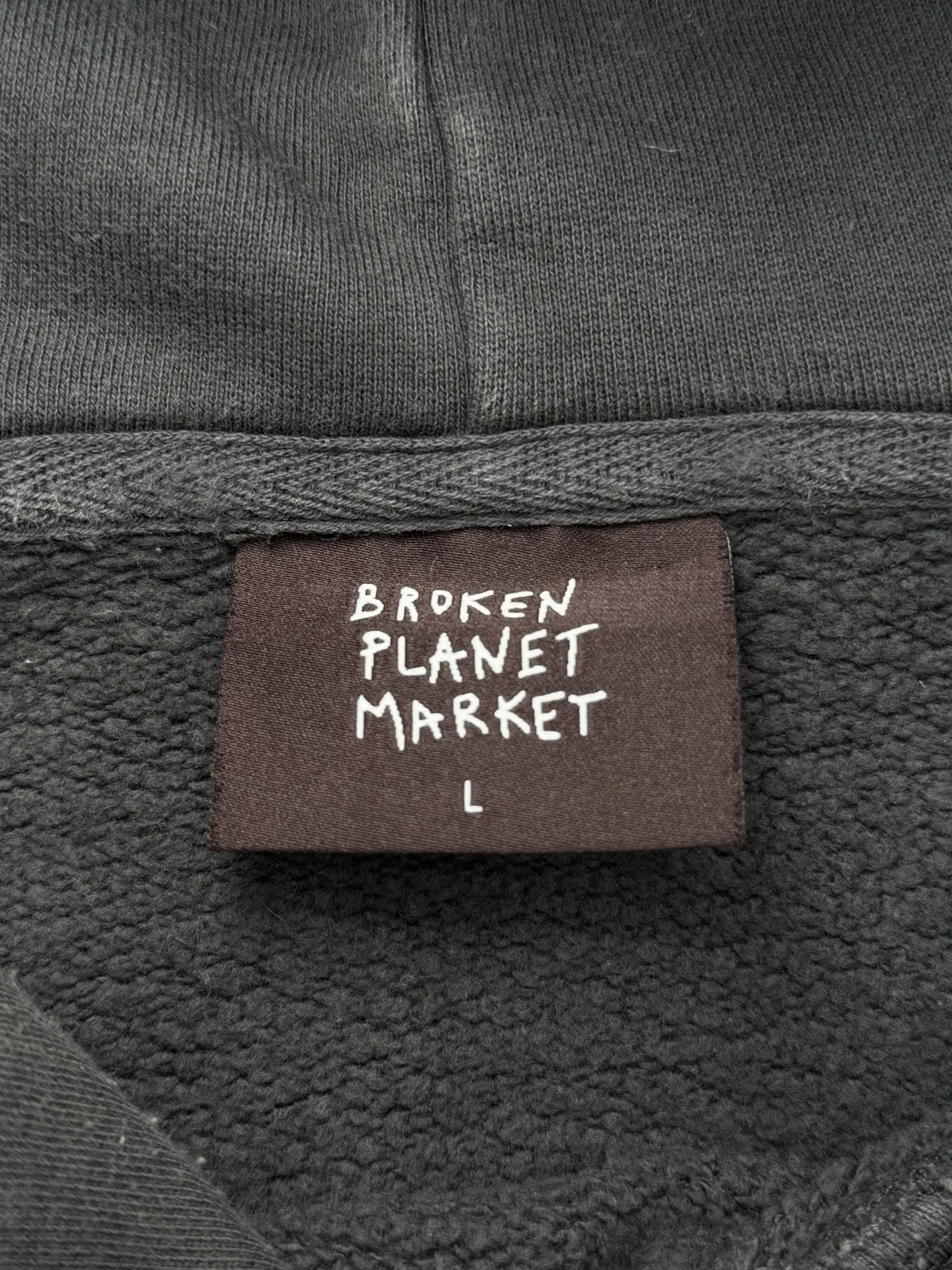 Broken Planet Different Worlds Hoodie - Grey Broken Planet