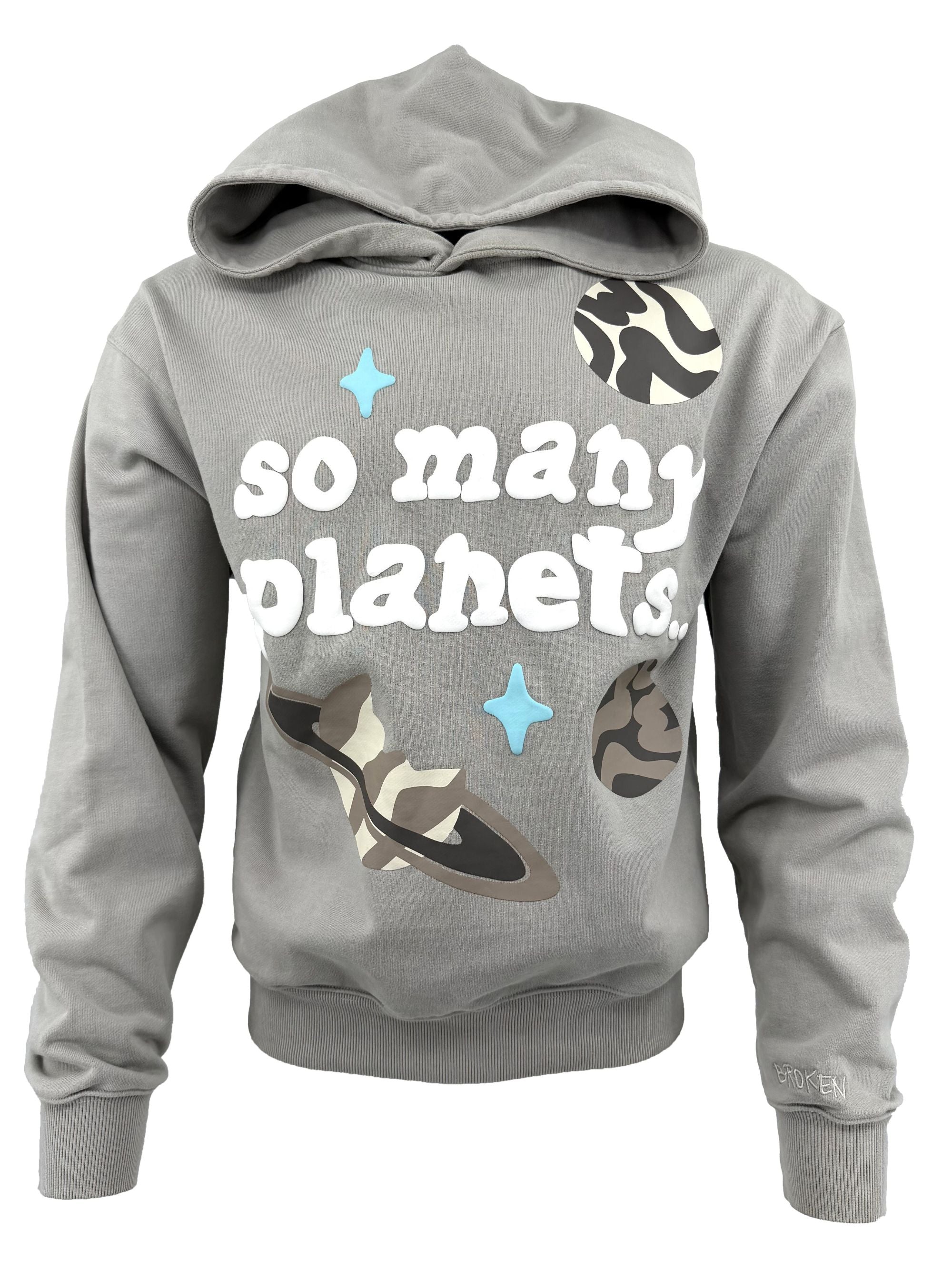 Broken Planet So Many Planets Hoodie - Beige Broken Planet