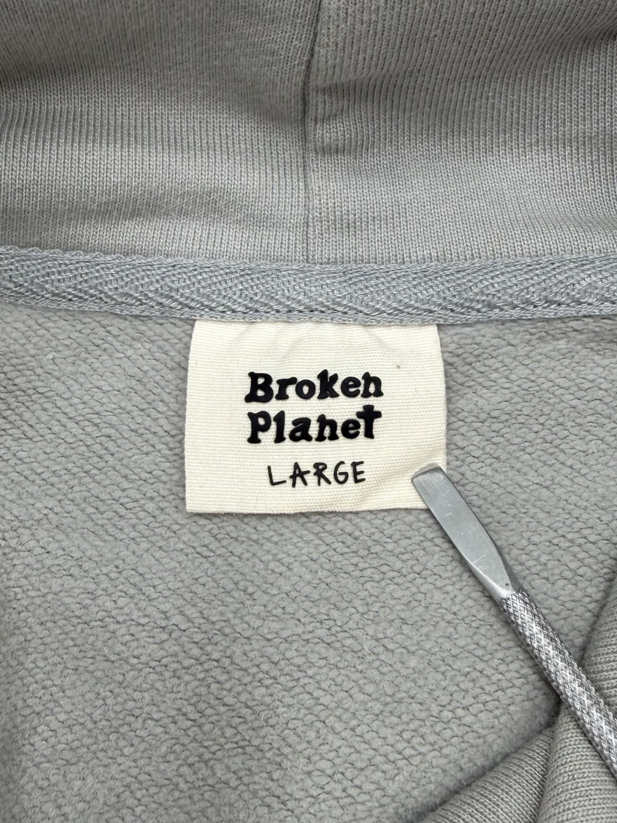 Broken Planet So Many Planets Hoodie - Beige Broken Planet