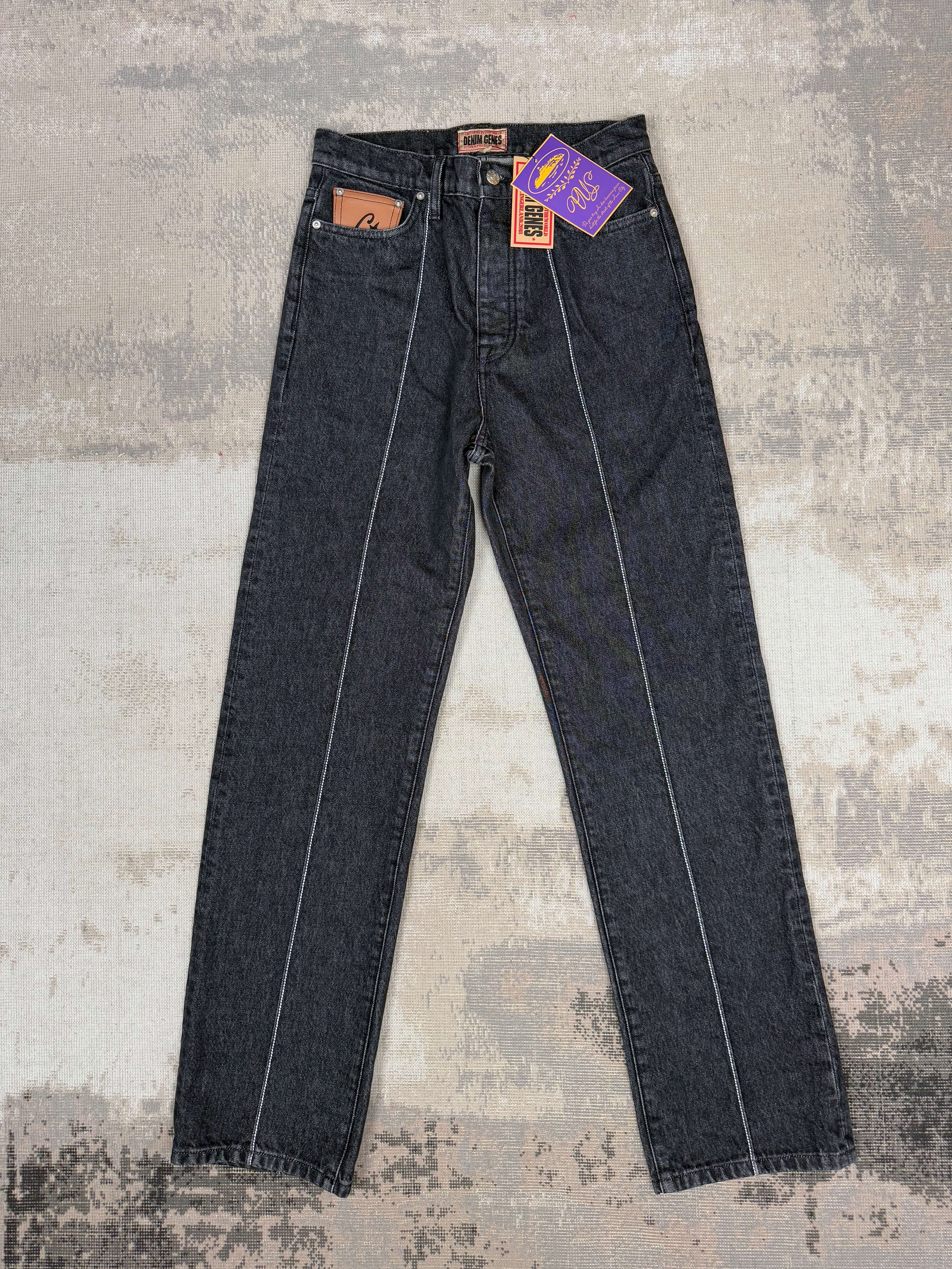 Corteiz C-Star Stitch Down Jeans - Black Denim (Unused) Corteiz