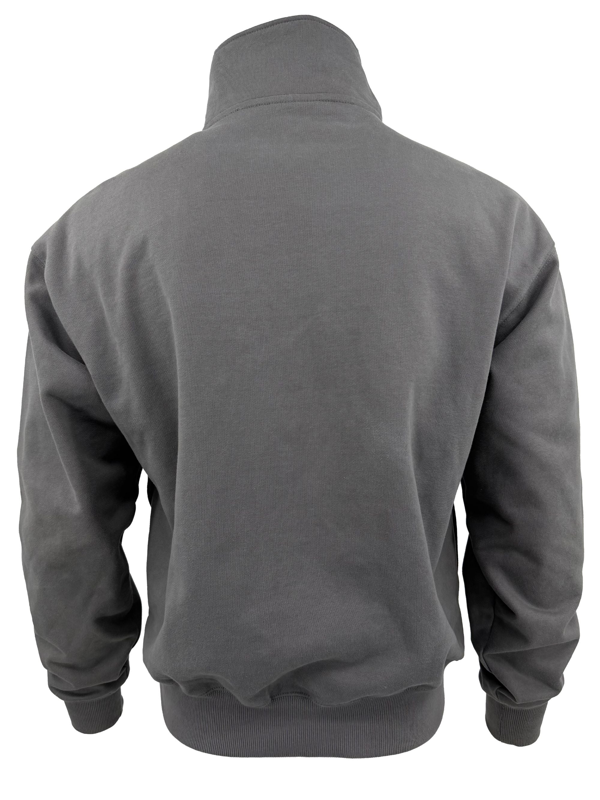 Broken Planet 1/4 Zip Sweater - Grey Broken Planet