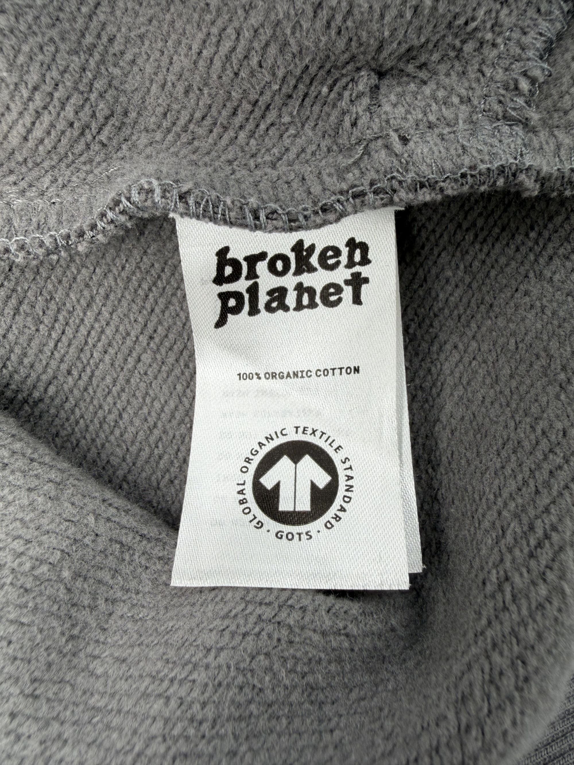 Broken Planet 1/4 Zip Sweater - Grey Broken Planet