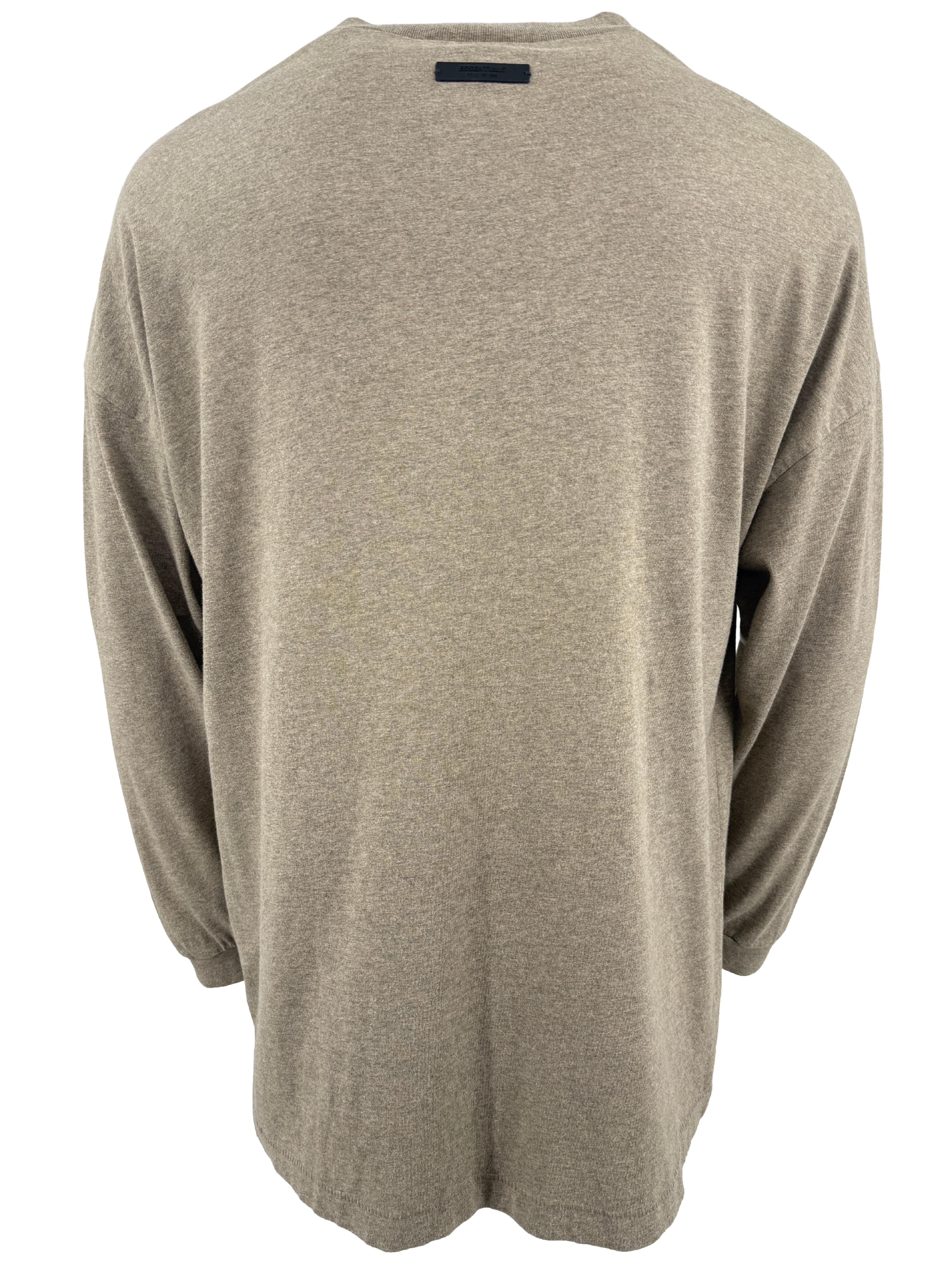 Essentials Fear Of God University Long Sleeve T-Shirt - Grey Essentials