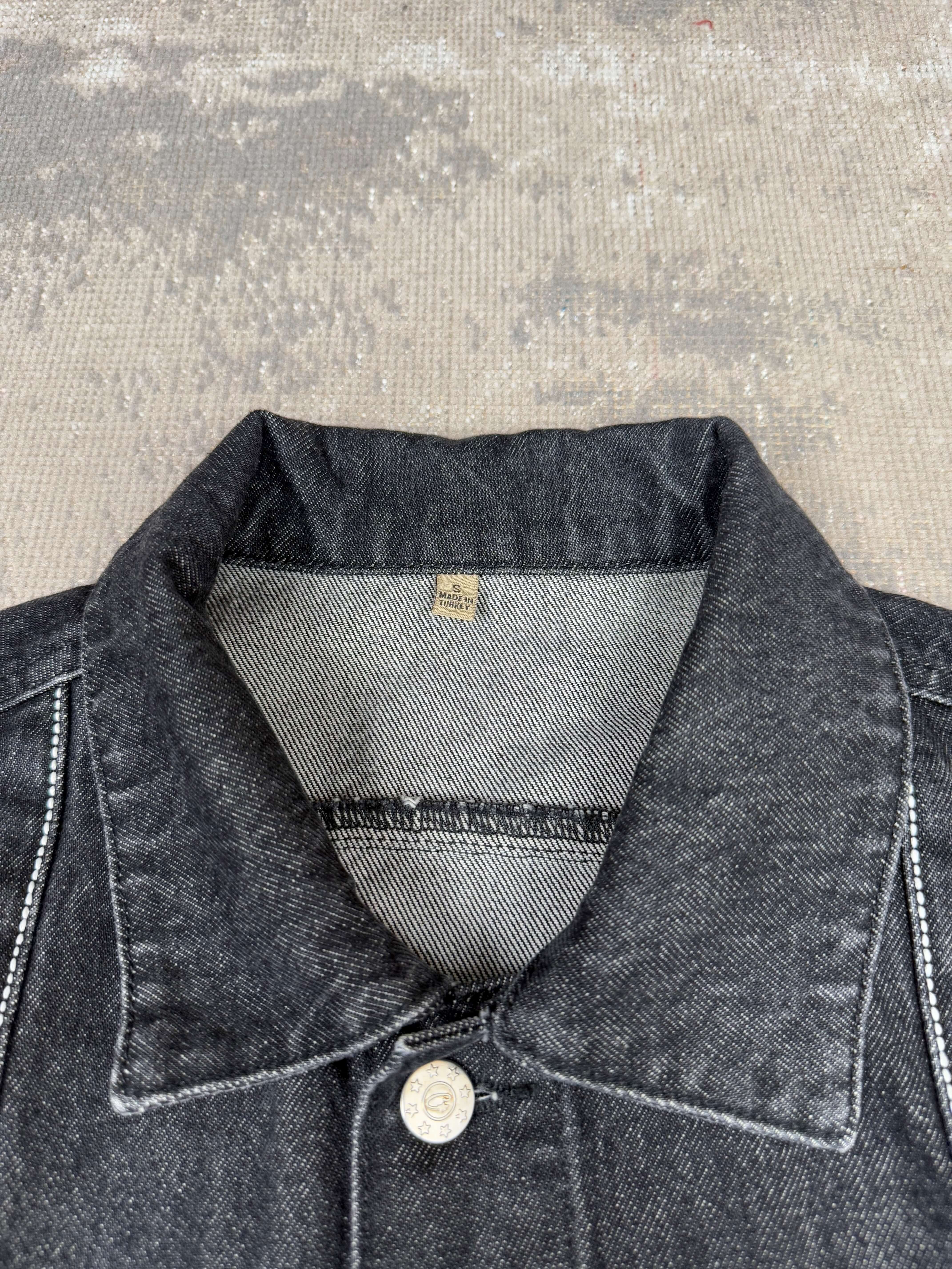 Corteiz C-Star Denim Jacket - Black Denim (Unused) Corteiz