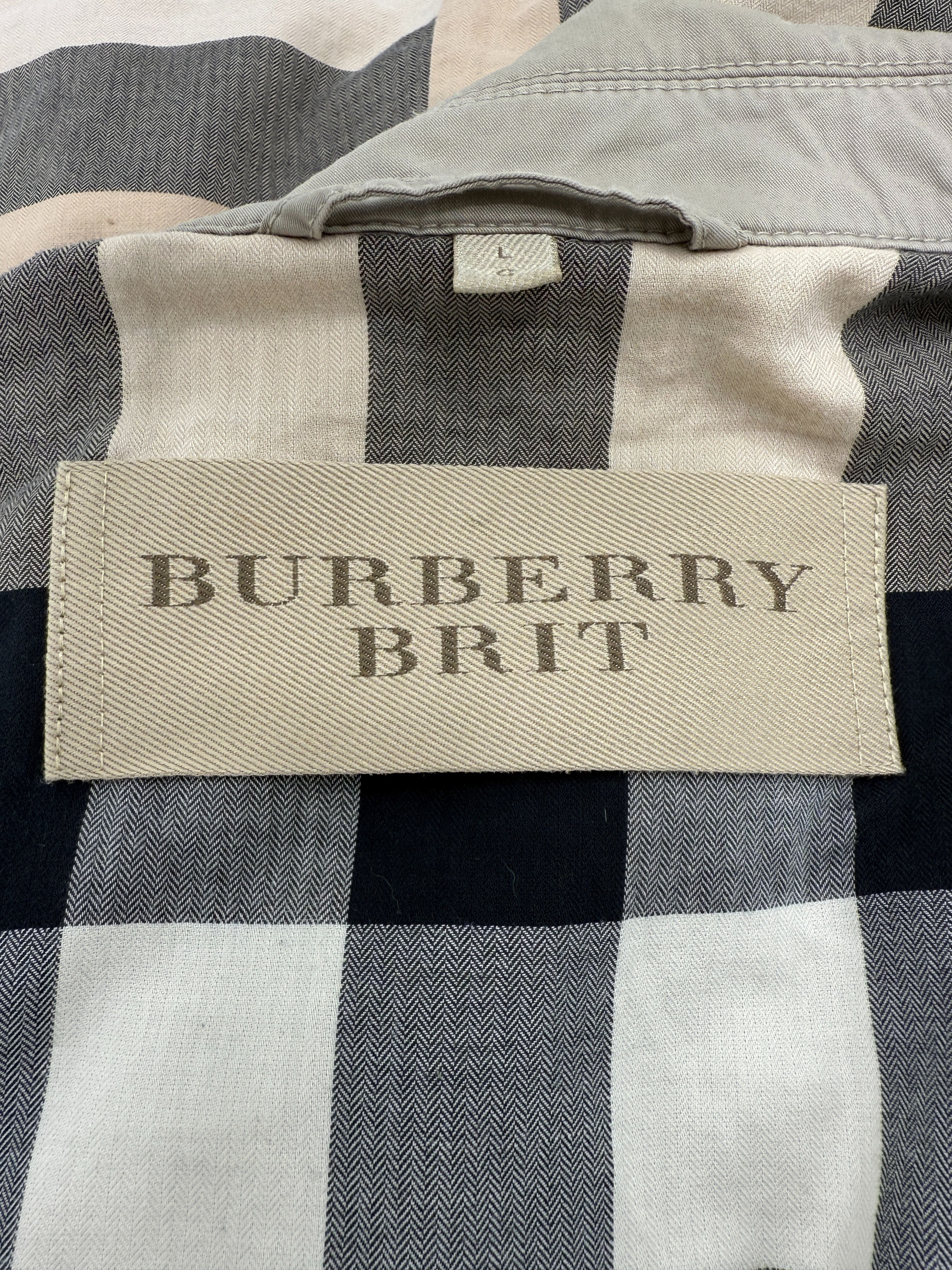Burberry Check Trench Coat - Beige Burberry