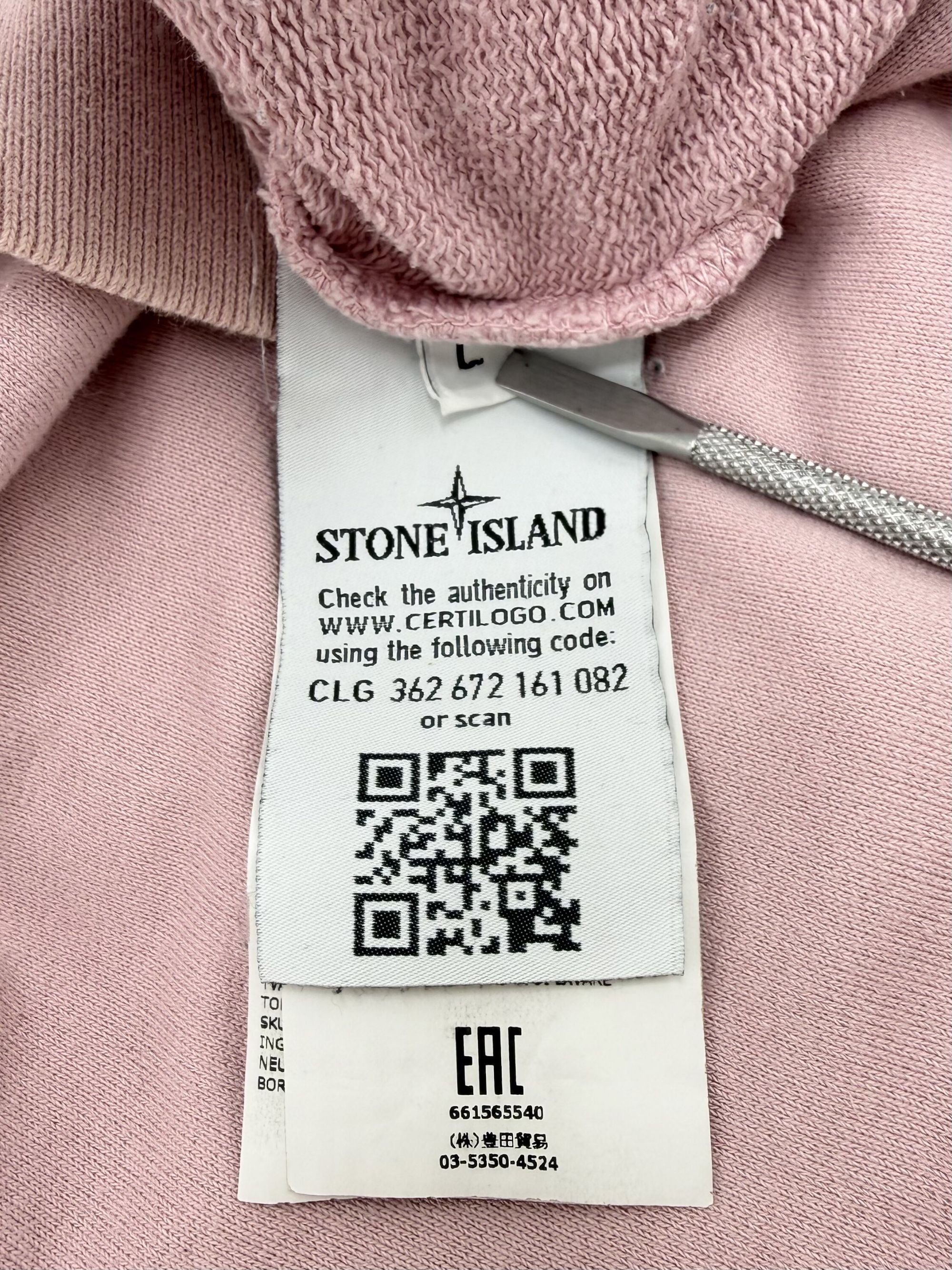 Stone Island Pocket Detail Sweatshirt - Pink Stone Island