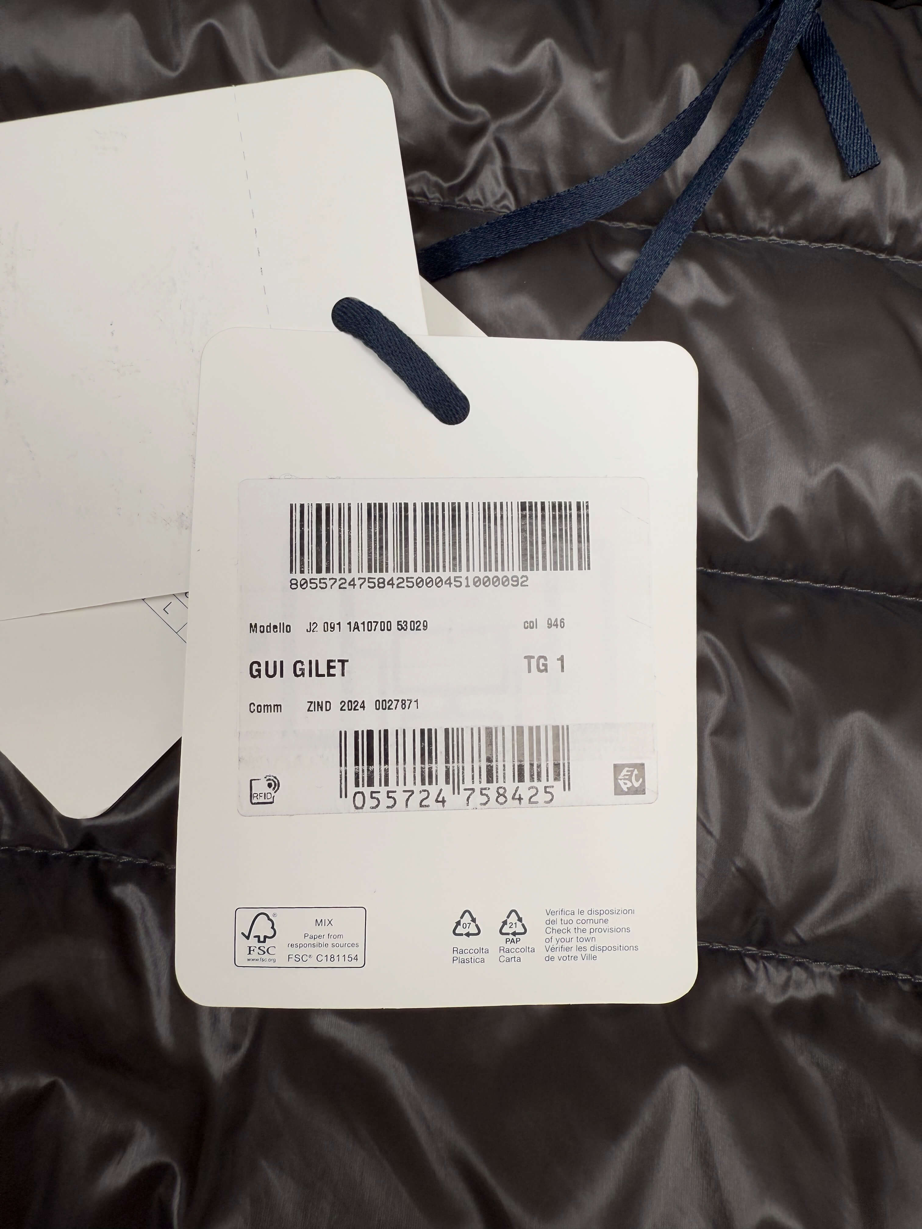Moncler Gui Gilet - Grey