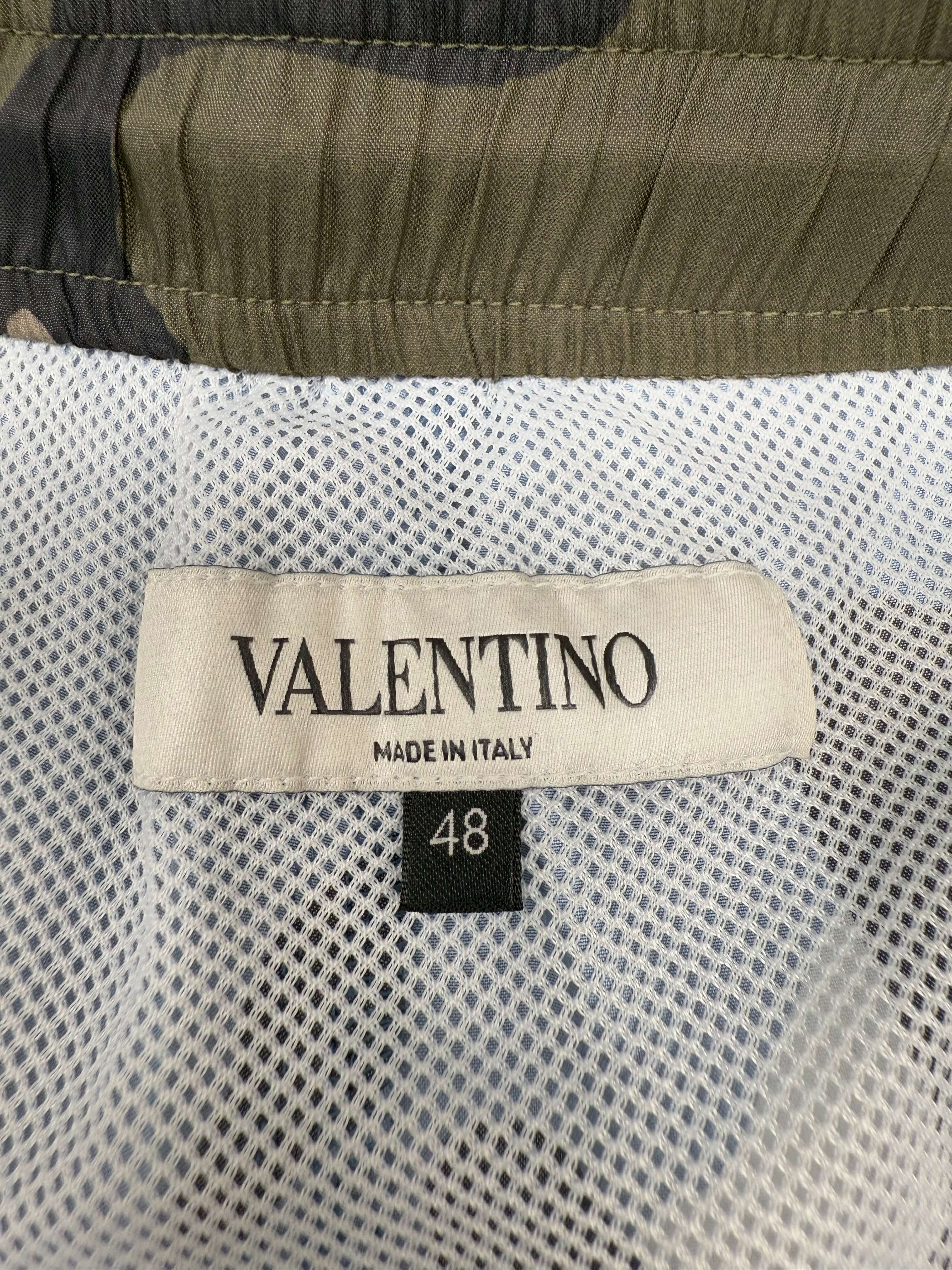 Valentino Camo Swim Shorts - Blue Valentino
