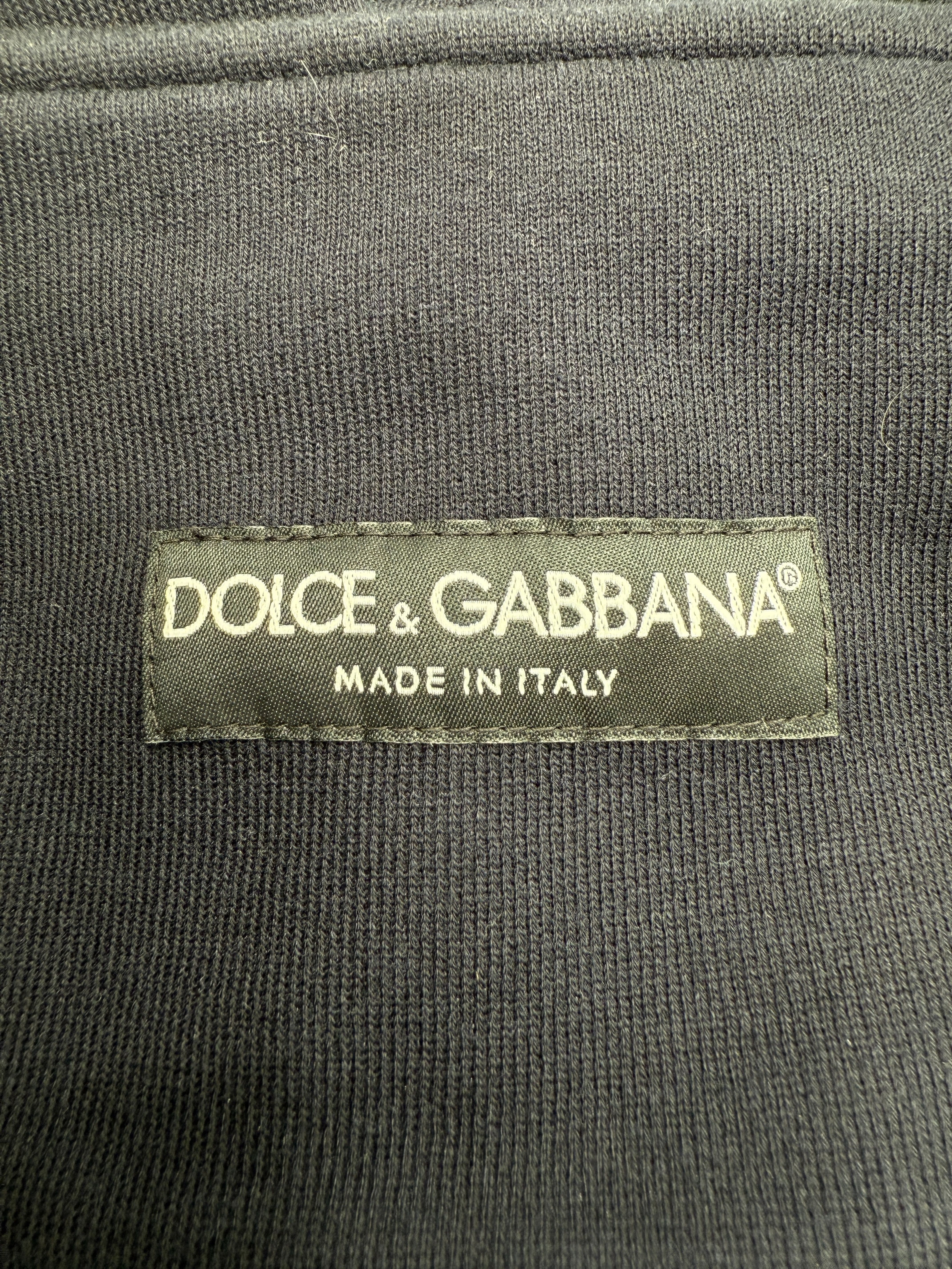 Dolce & Gabbana Plaque Track Jacket - Navy Dolce & Gabbana