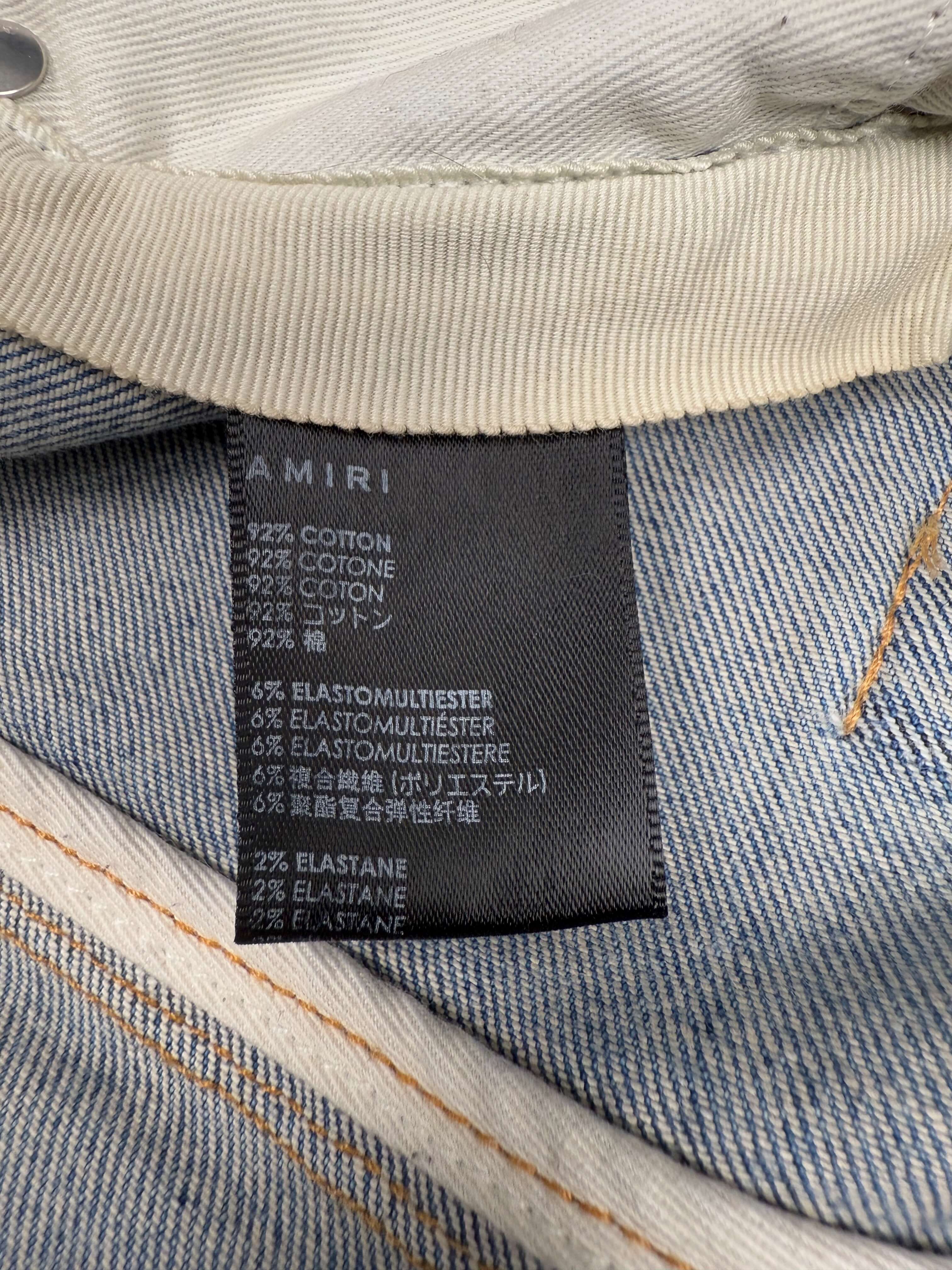 Amiri Bandana Jeans - Light Denim Amiri