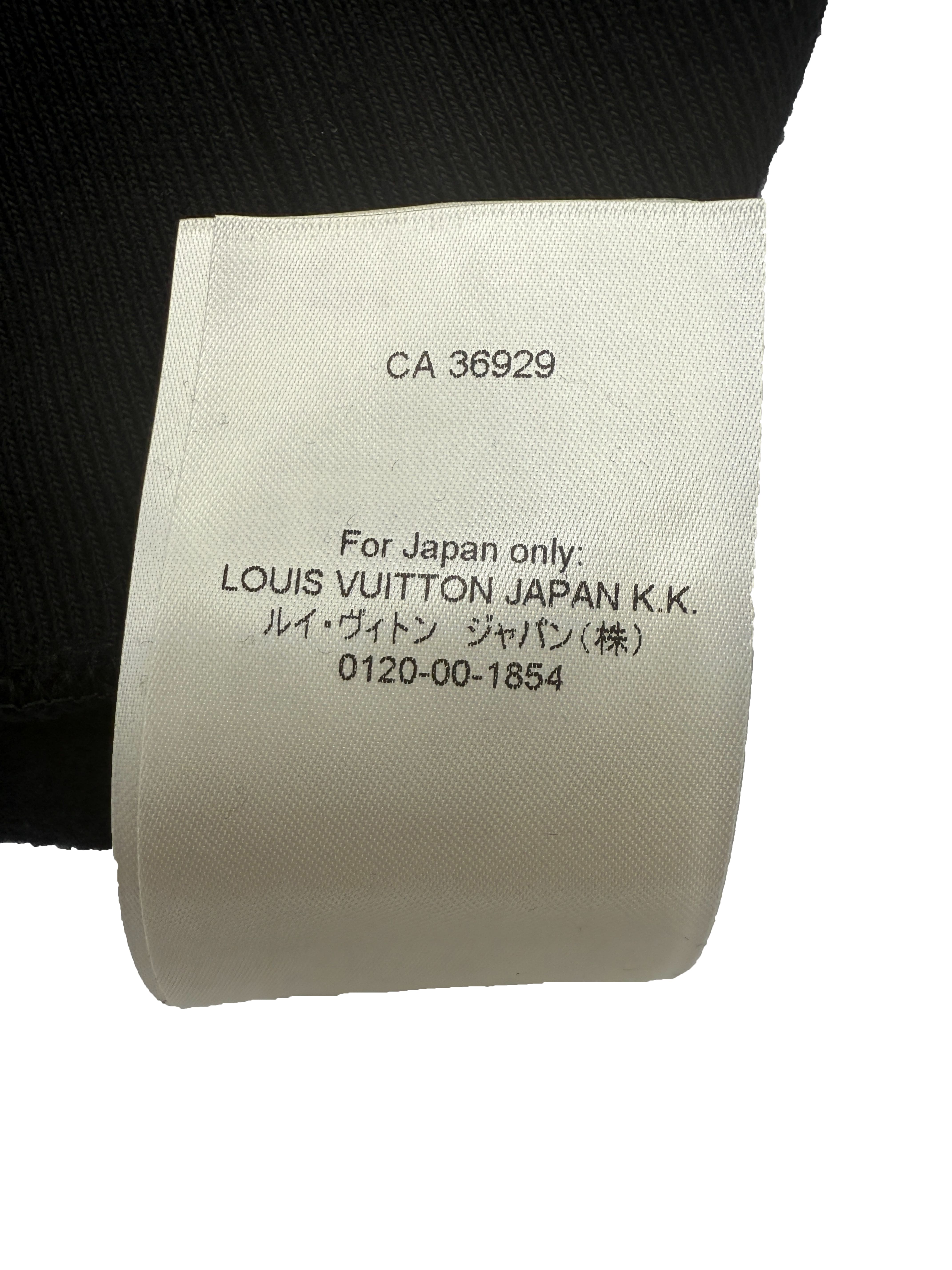 Louis Vuitton Signature Pin Hoodie - Black Louis Vuitton