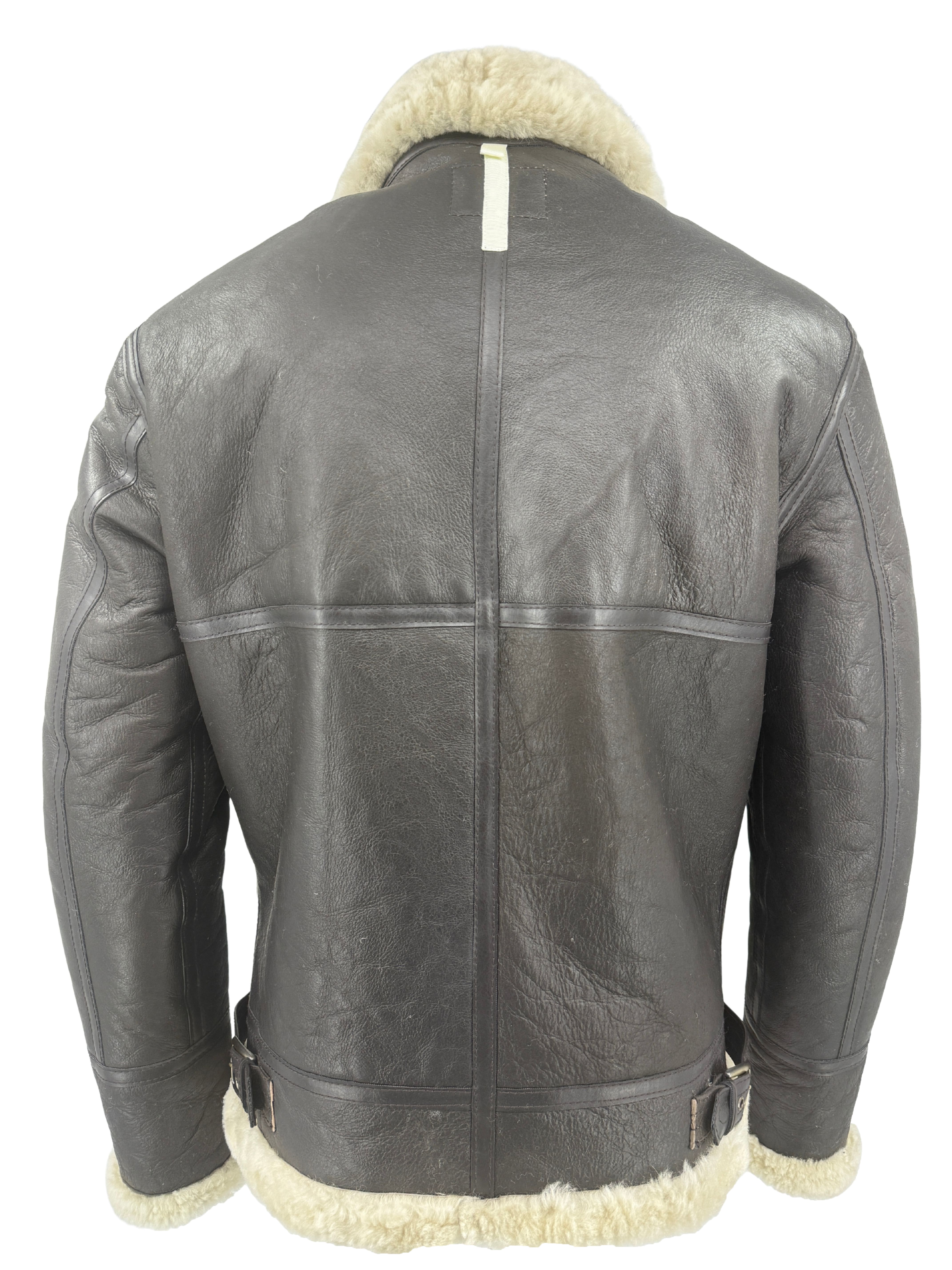 Type B Sheep Skin Flying Jacket - Brown