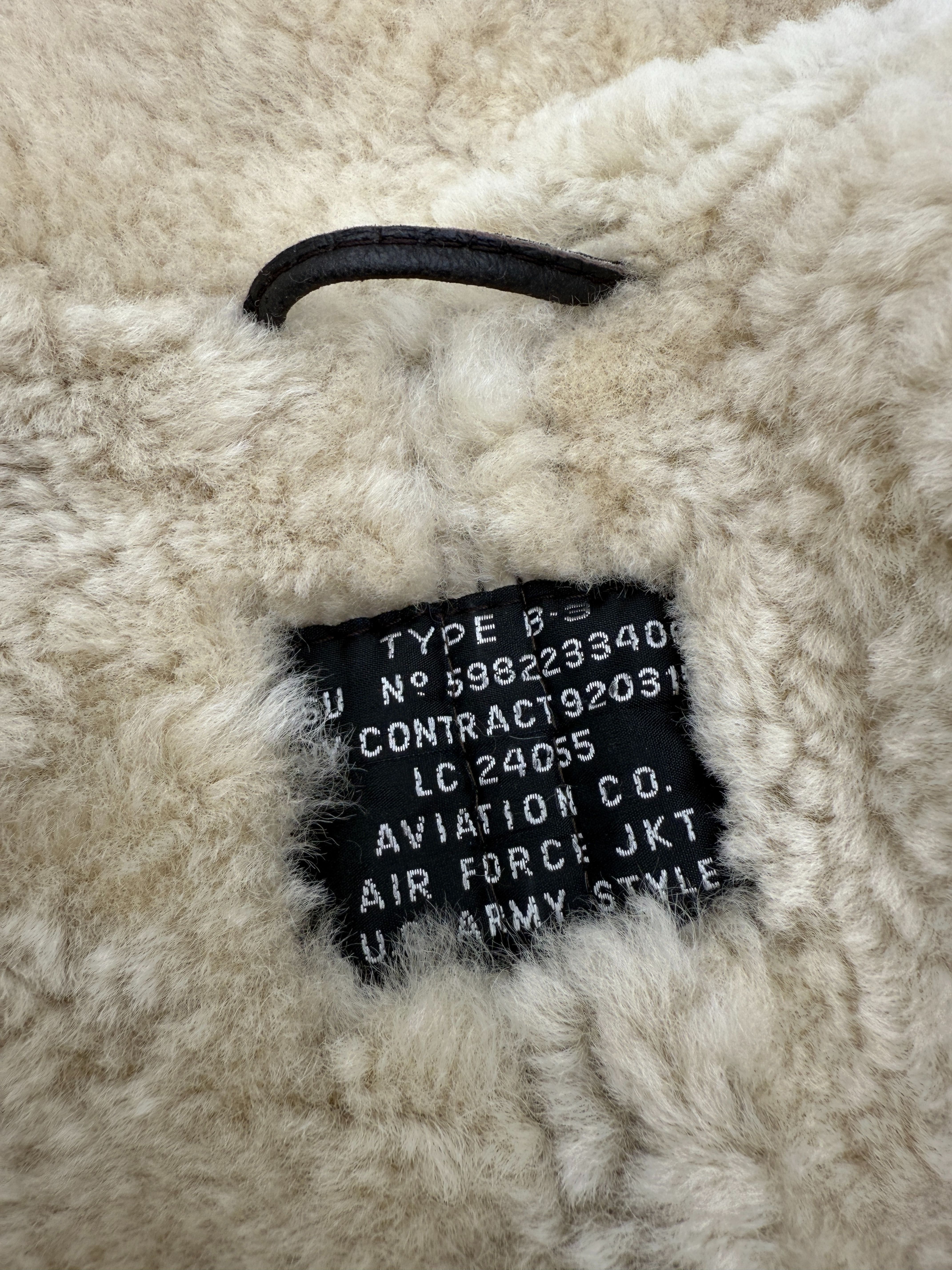Type B Sheep Skin Flying Jacket - Brown