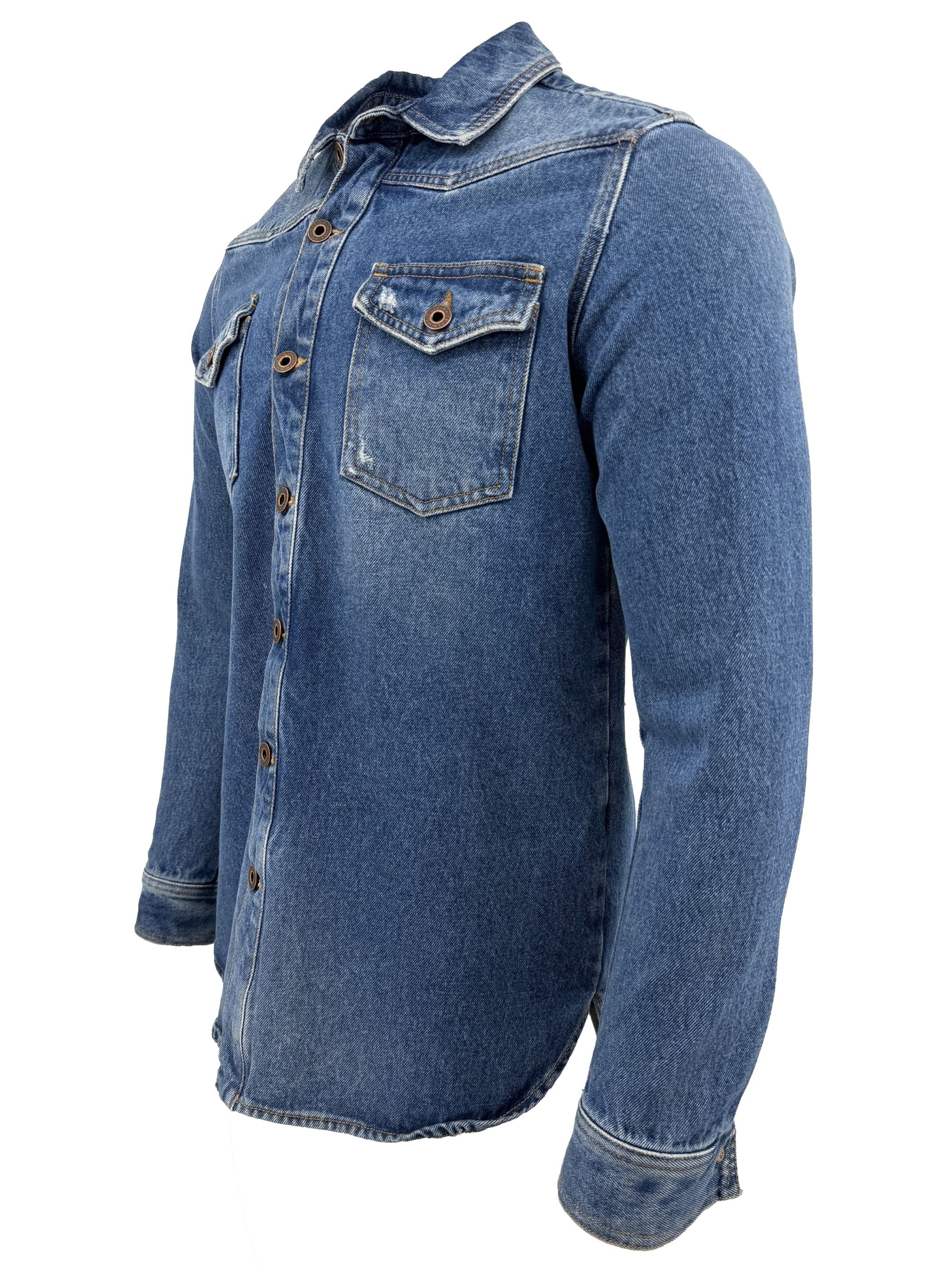 Off White Denim Jacket - Blue Off-White