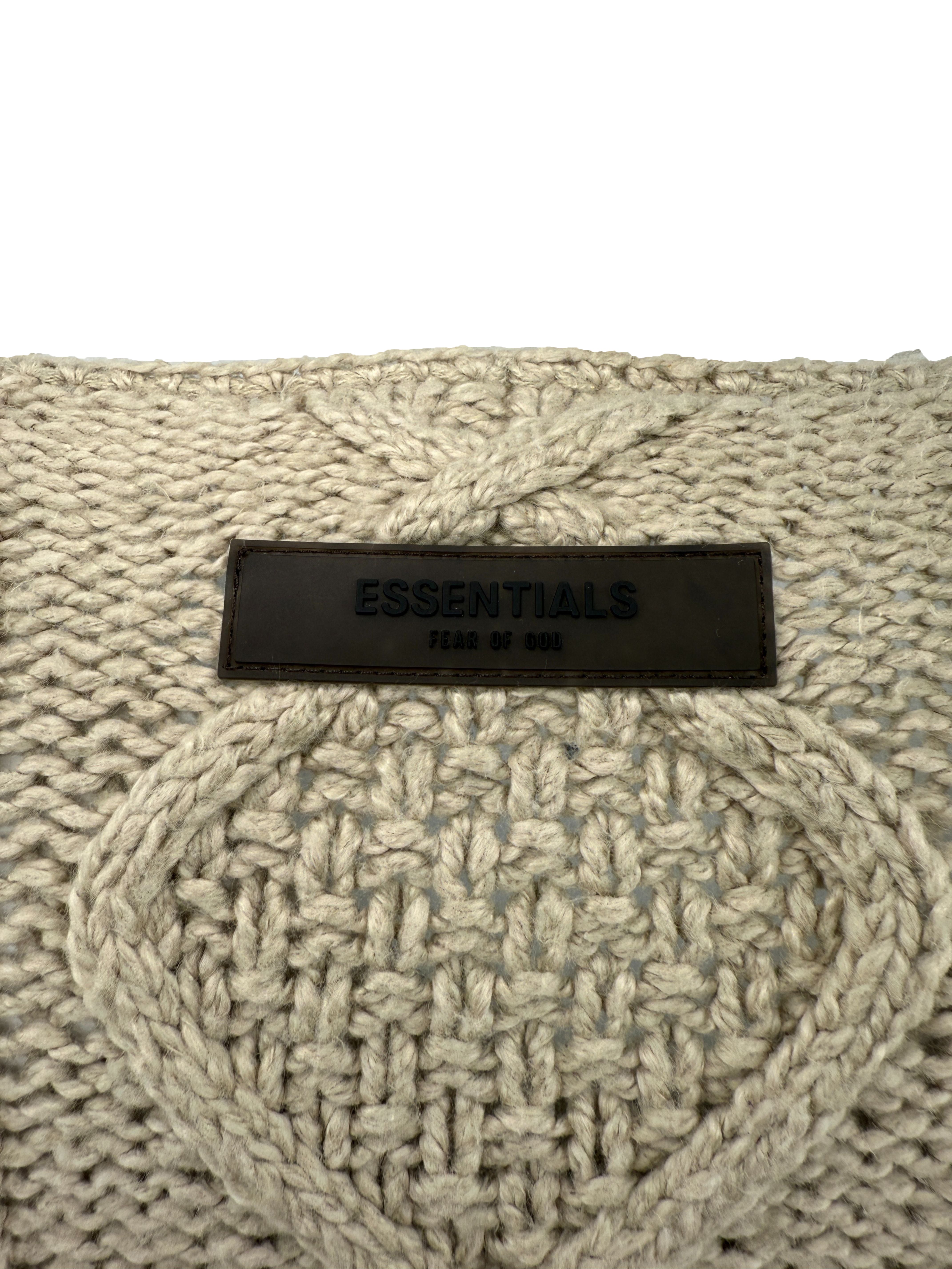 Essentials Cable Knit Jumper - Beige Essentials
