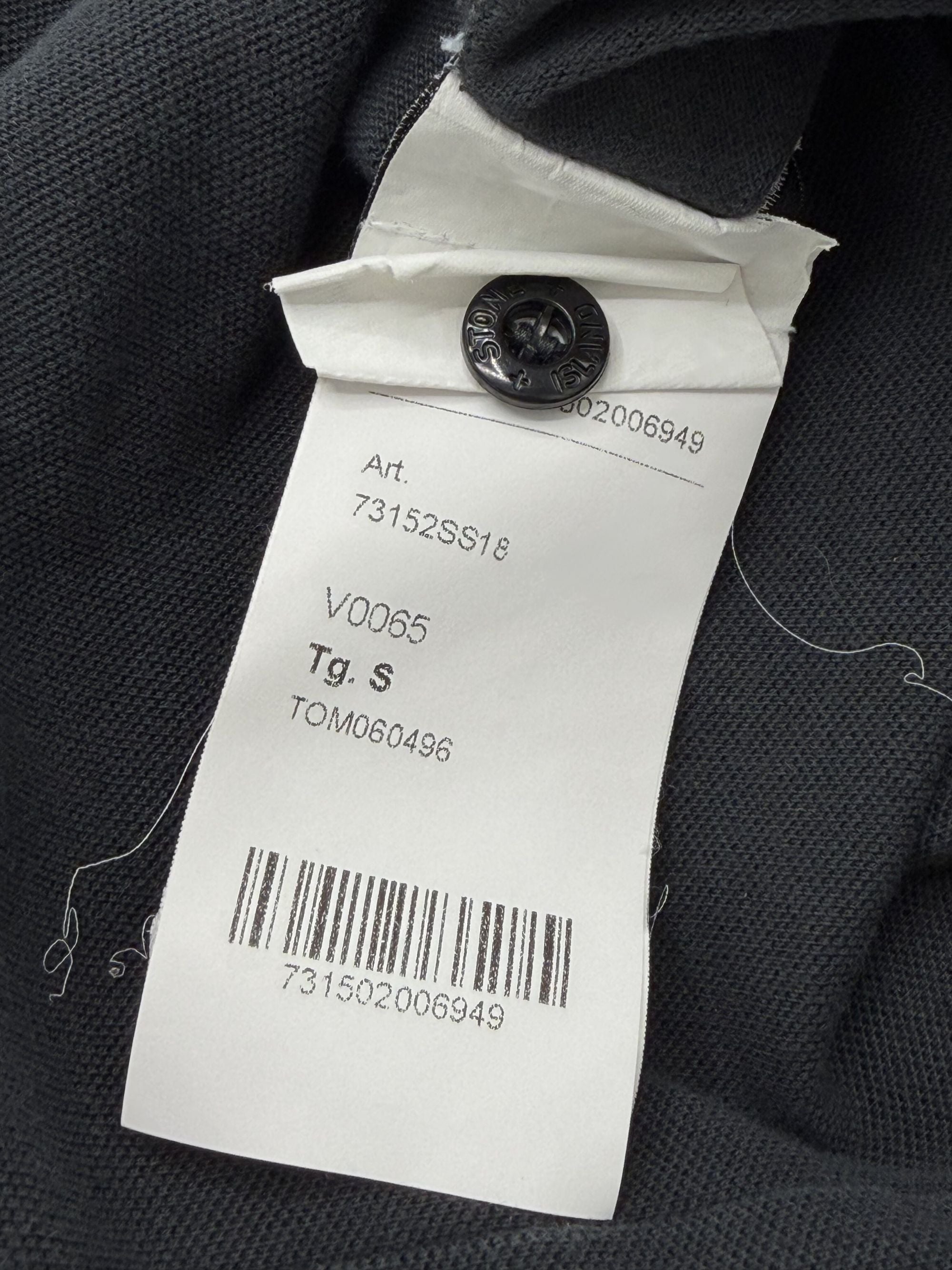 Stone Island Long Sleeve Compass Polo - Grey Stone Island