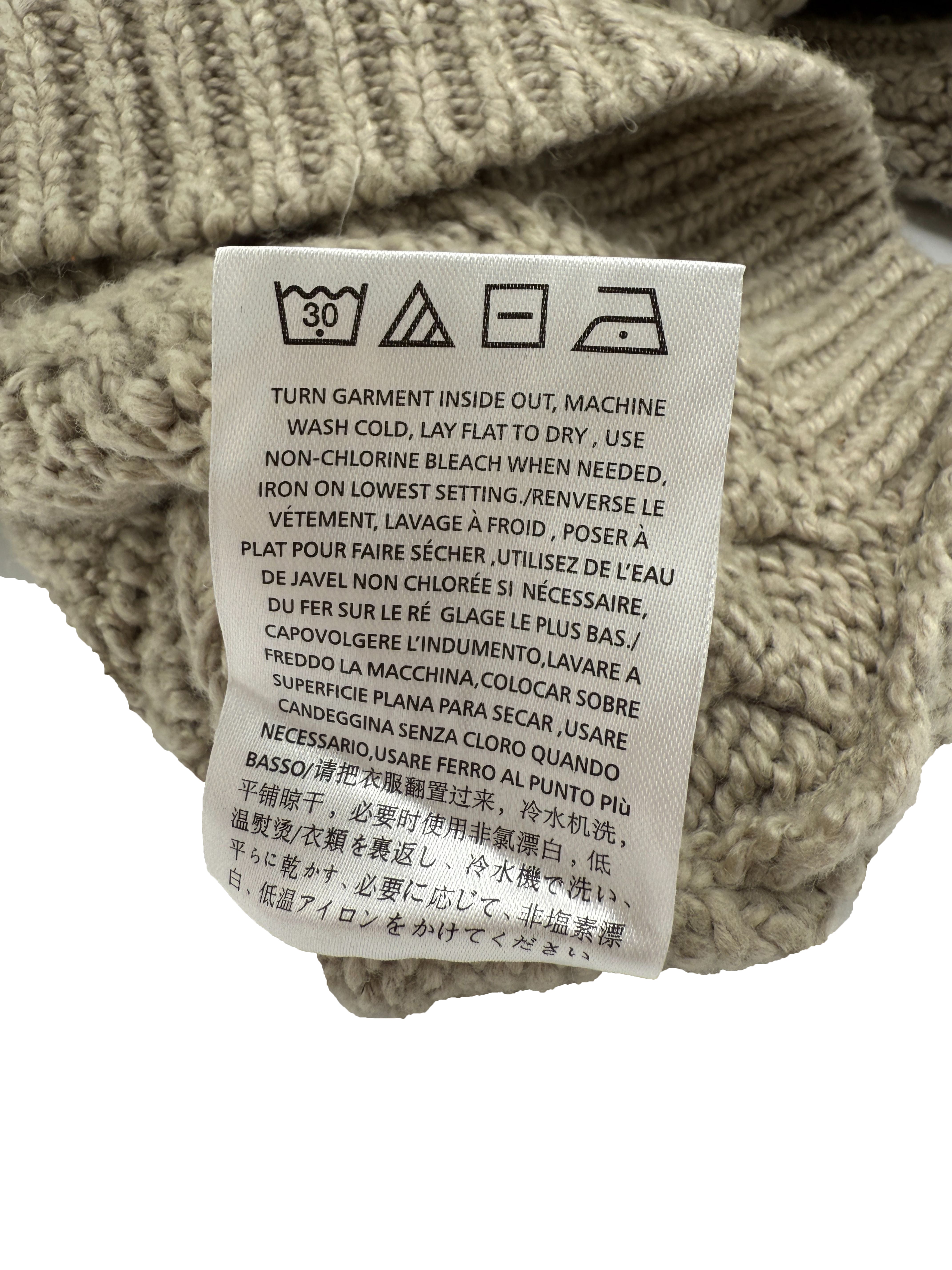 Essentials Cable Knit Jumper - Beige Essentials