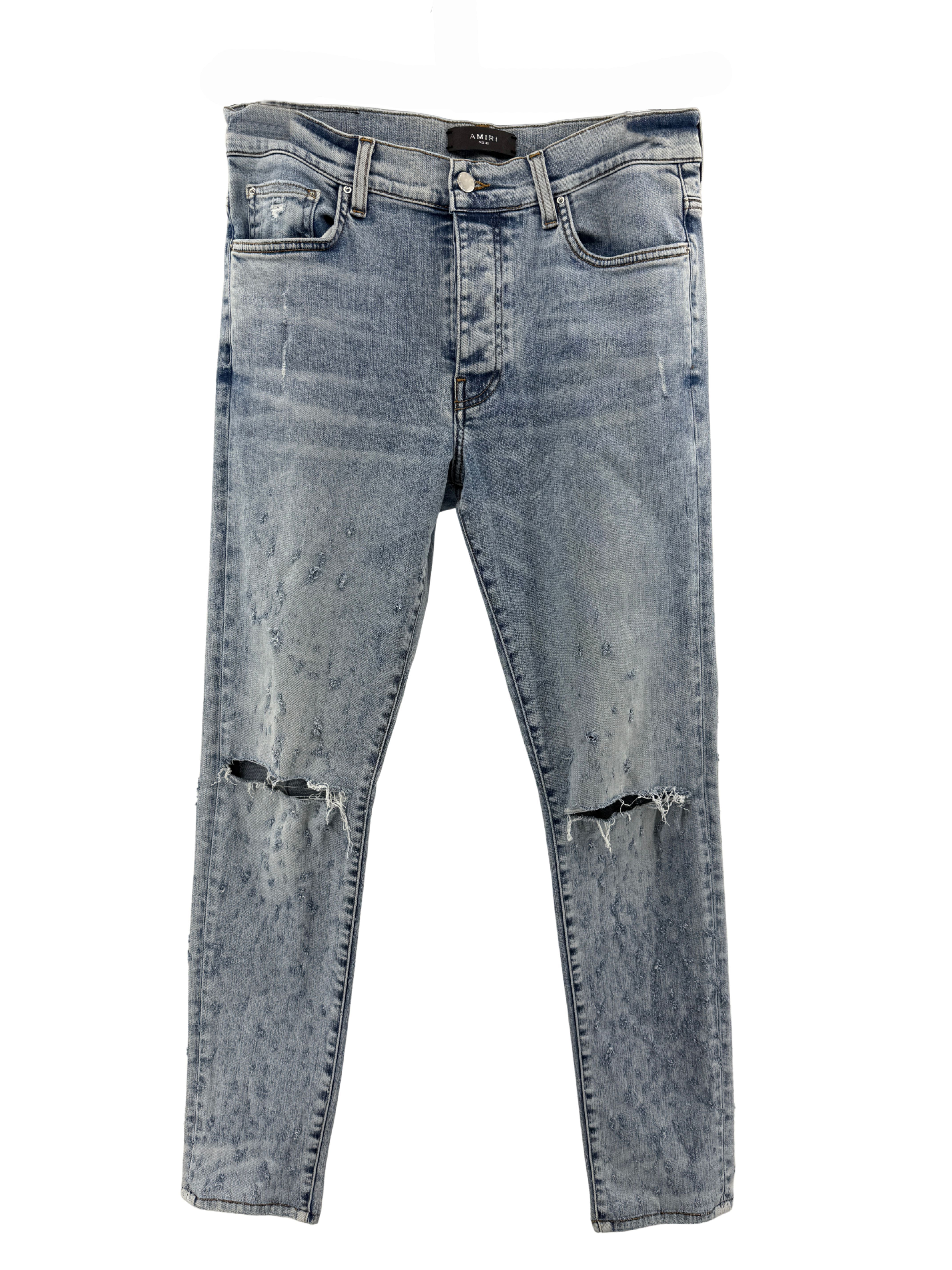 Amiri Distressed Jeans - Light Denim