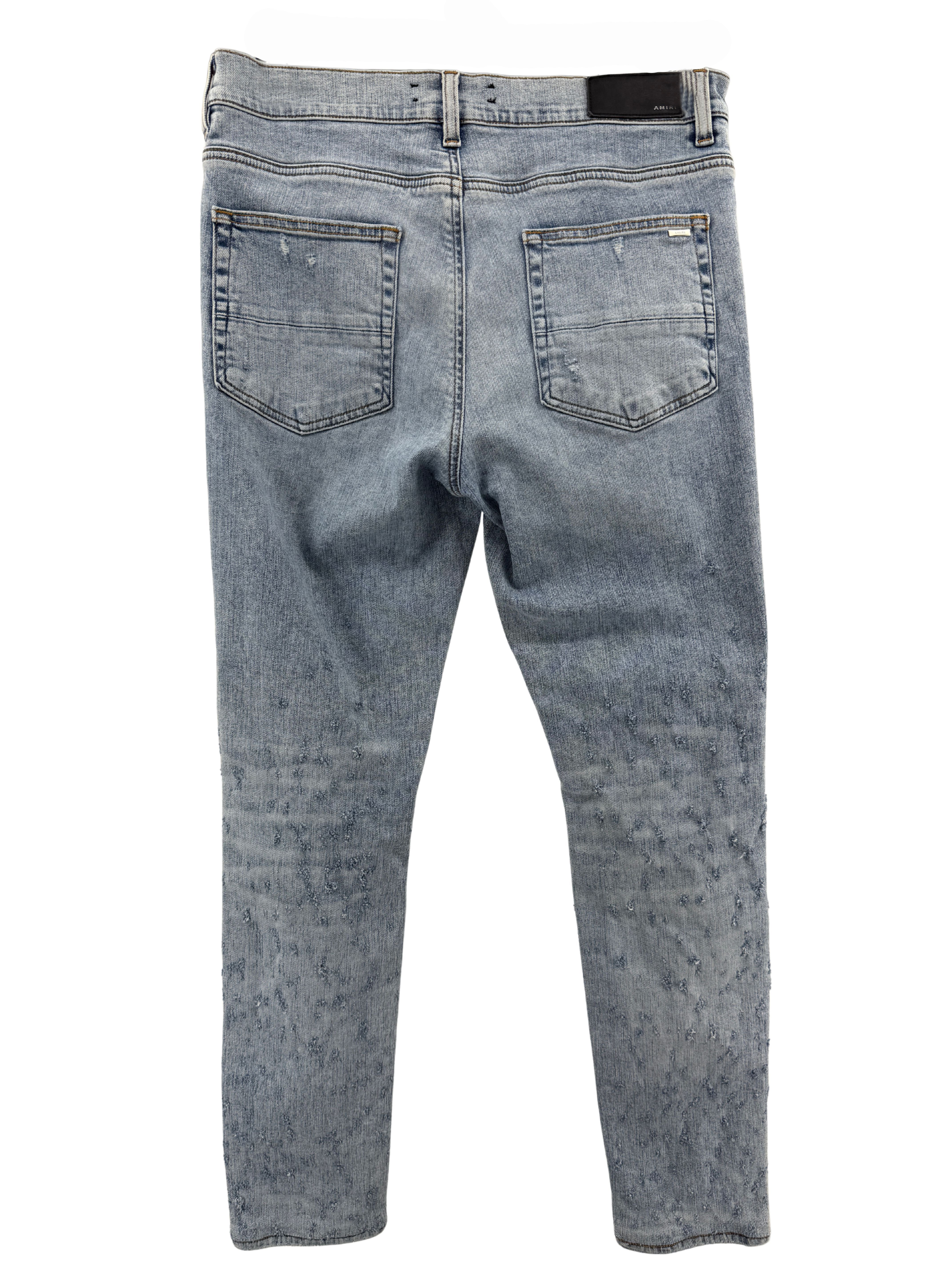 Amiri Distressed Jeans - Light Denim