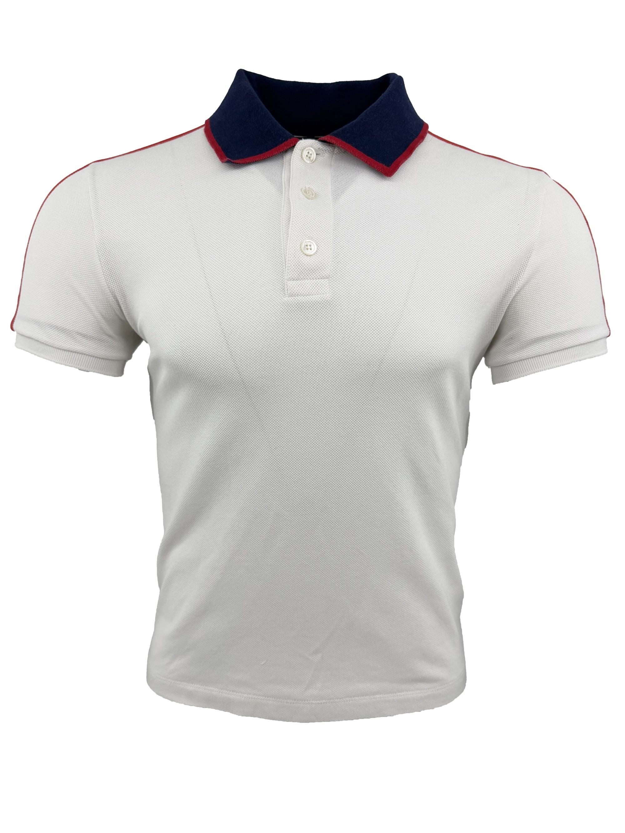 Gucci Stripe Polo - White Gucci