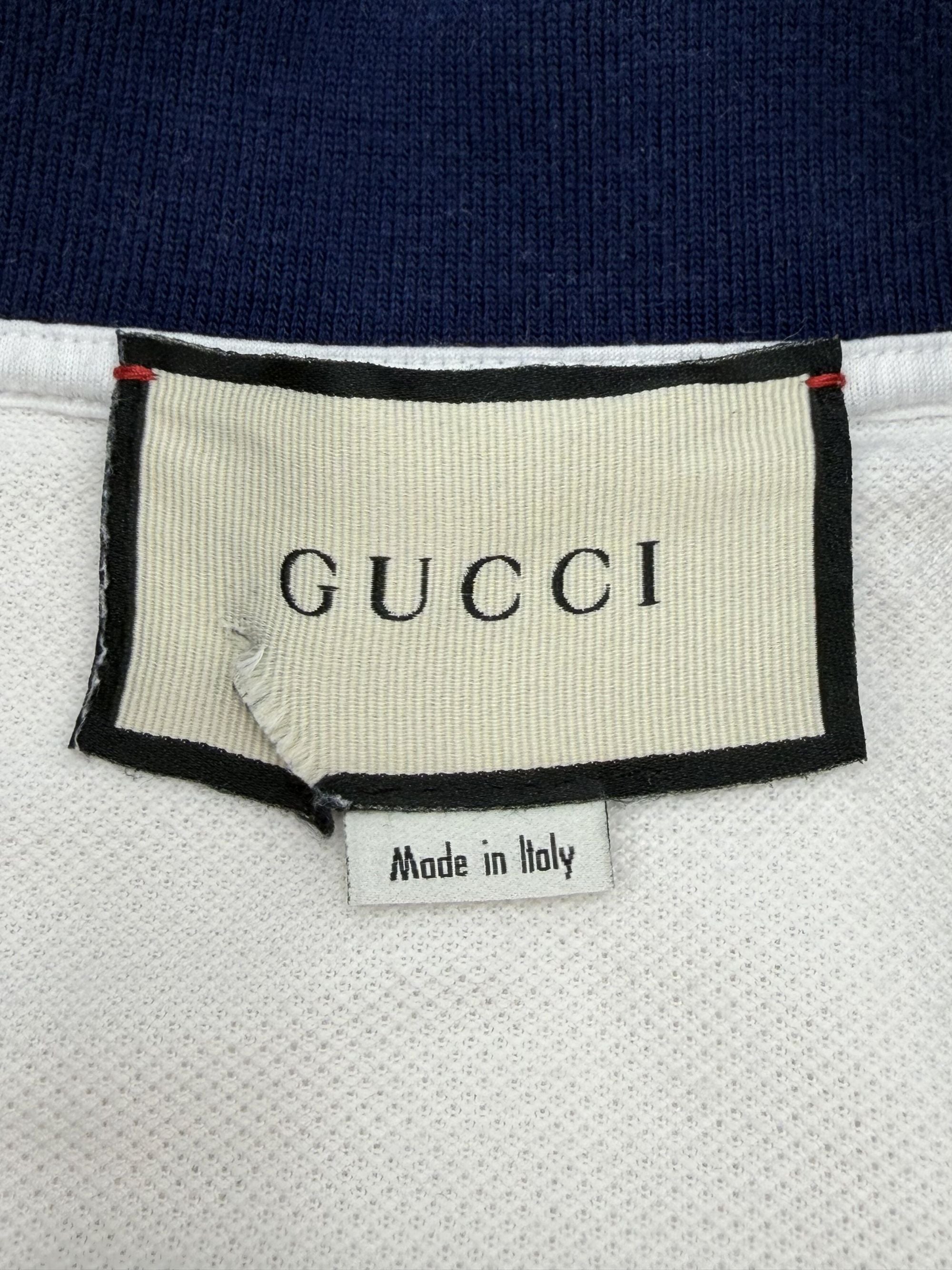 Gucci Stripe Polo - White Gucci