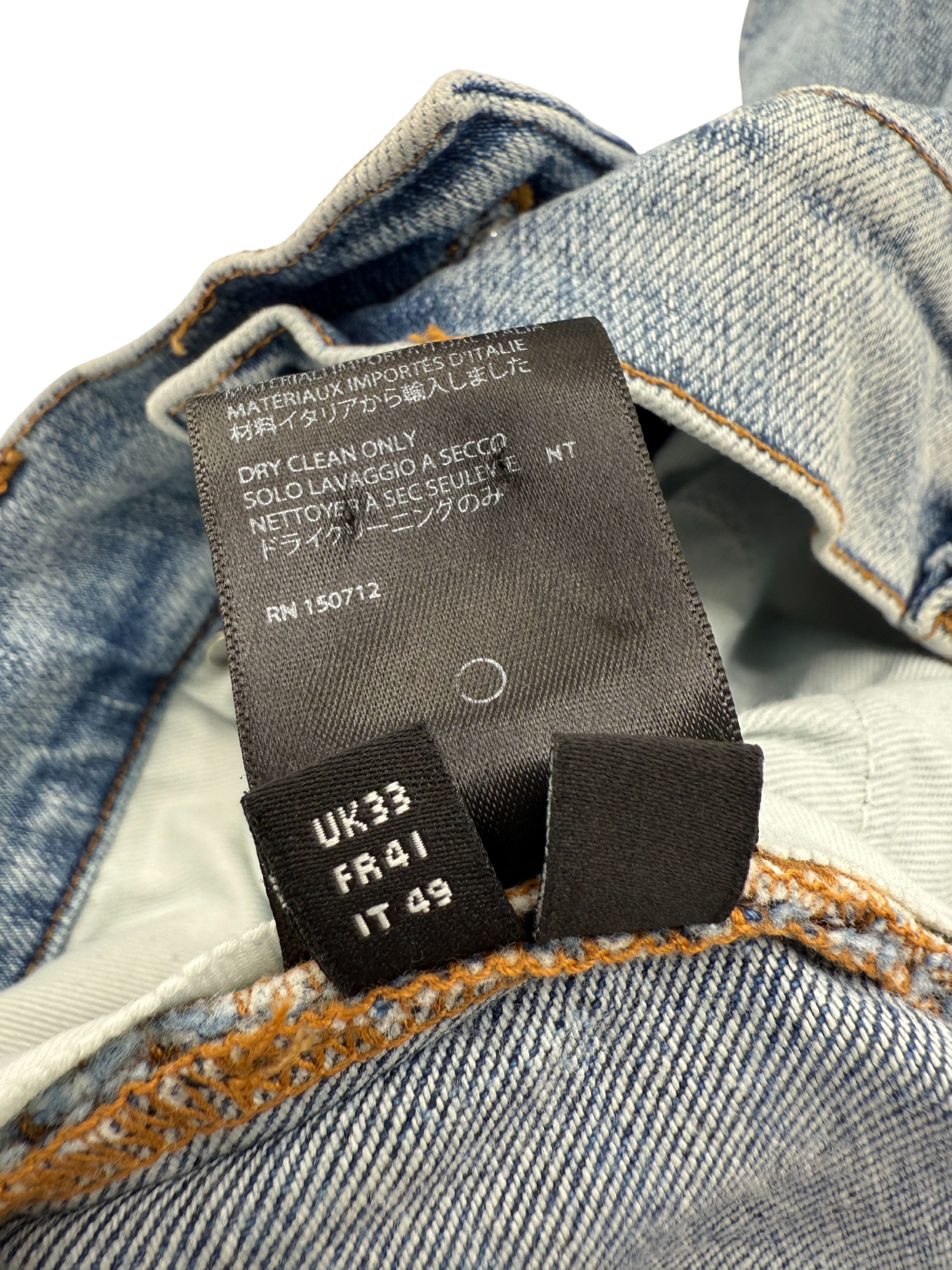 Amiri Distressed Jeans - Light Denim