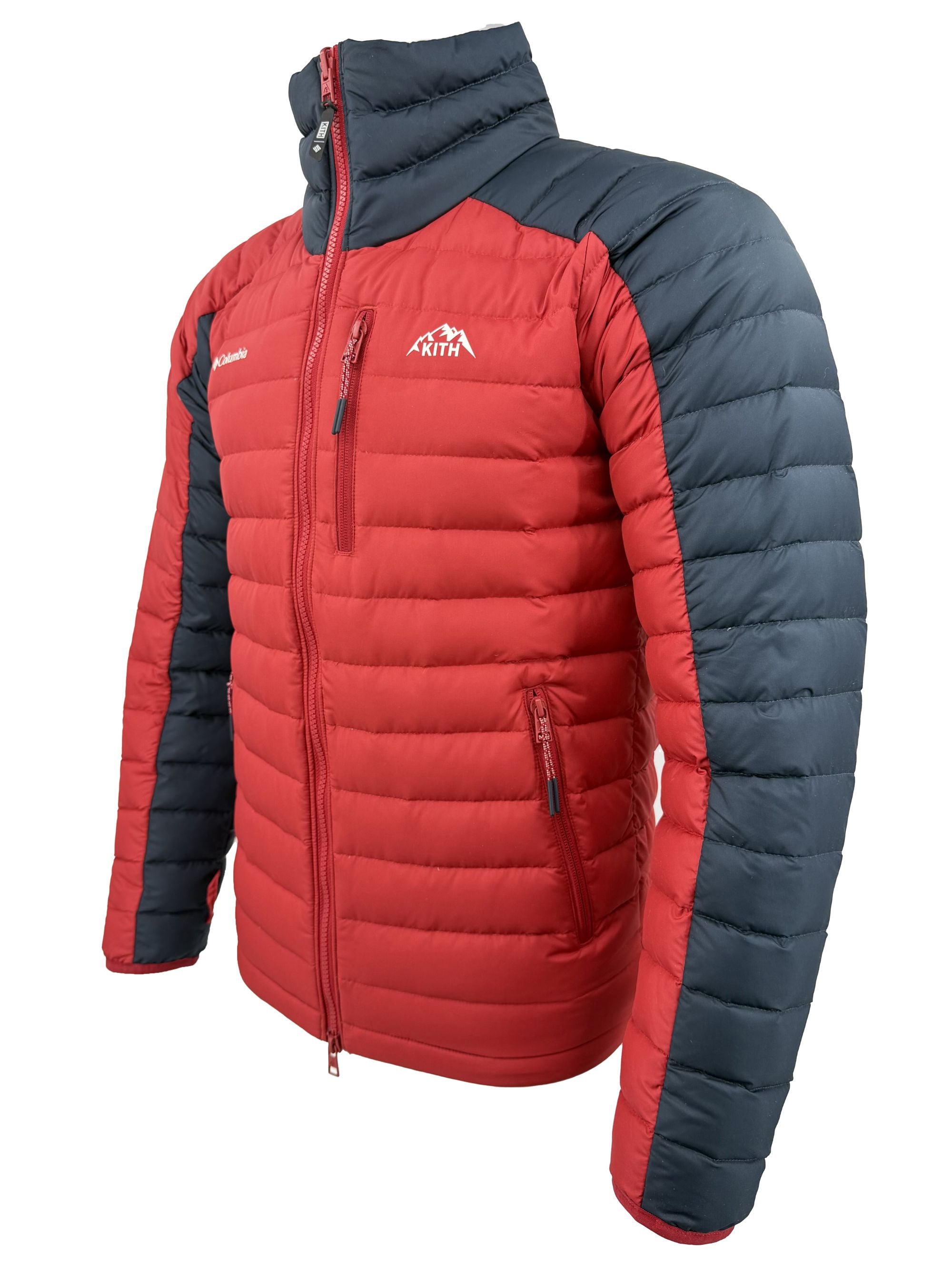KITH X Columbia Shell + Down Jacket - White/Red KITH