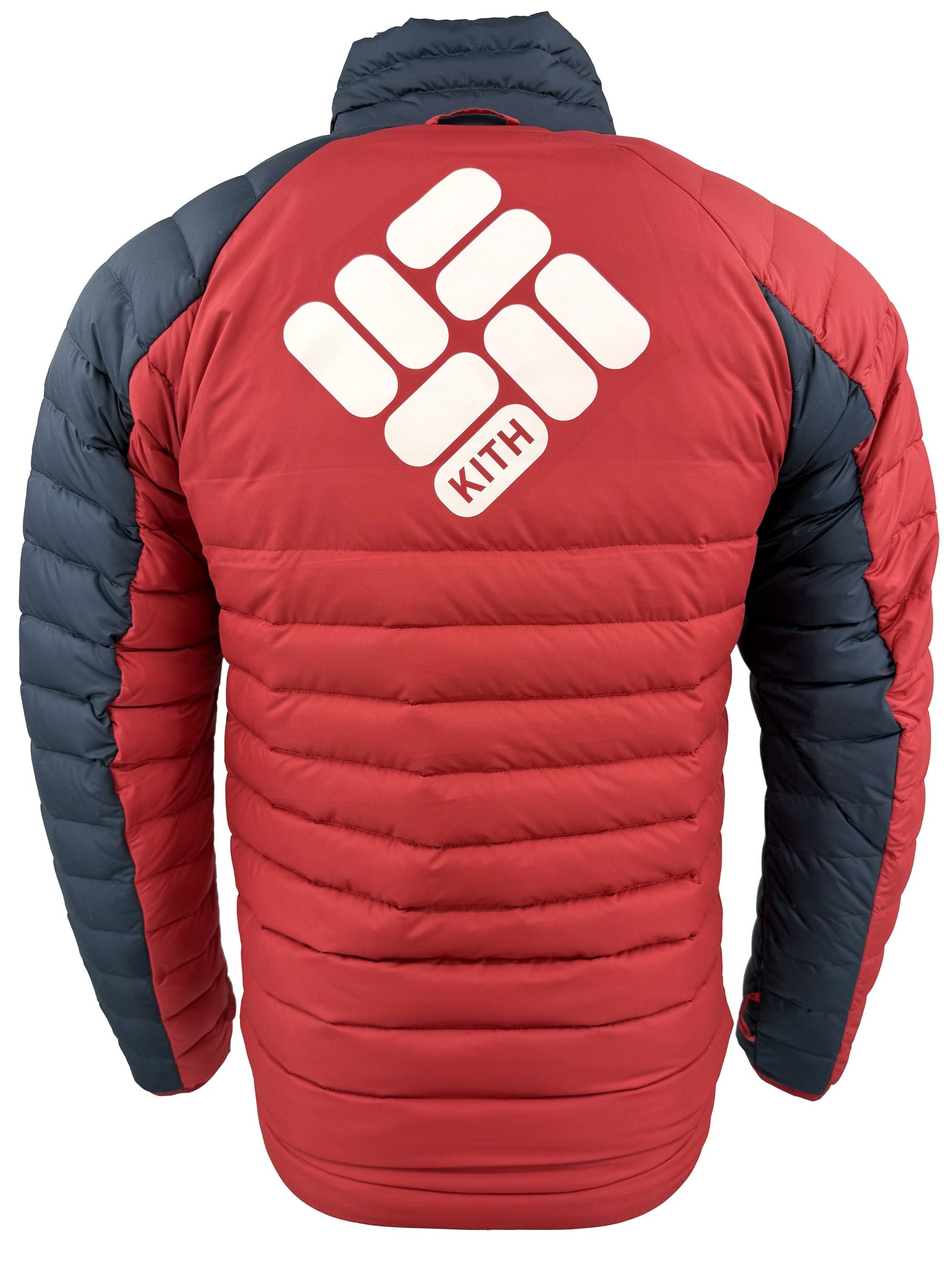 KITH X Columbia Shell + Down Jacket - White/Red KITH