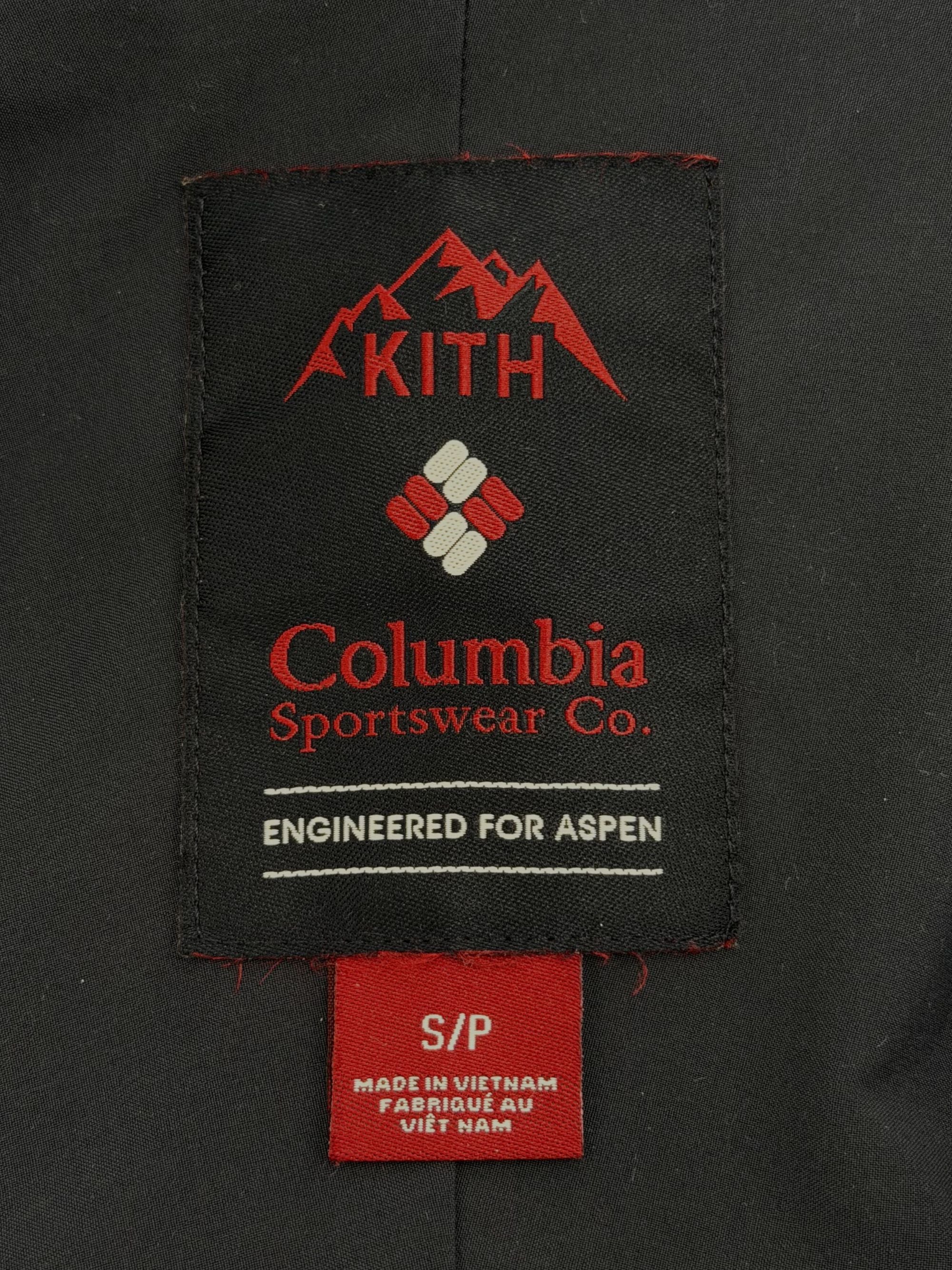 KITH X Columbia Shell + Down Jacket - White/Red KITH