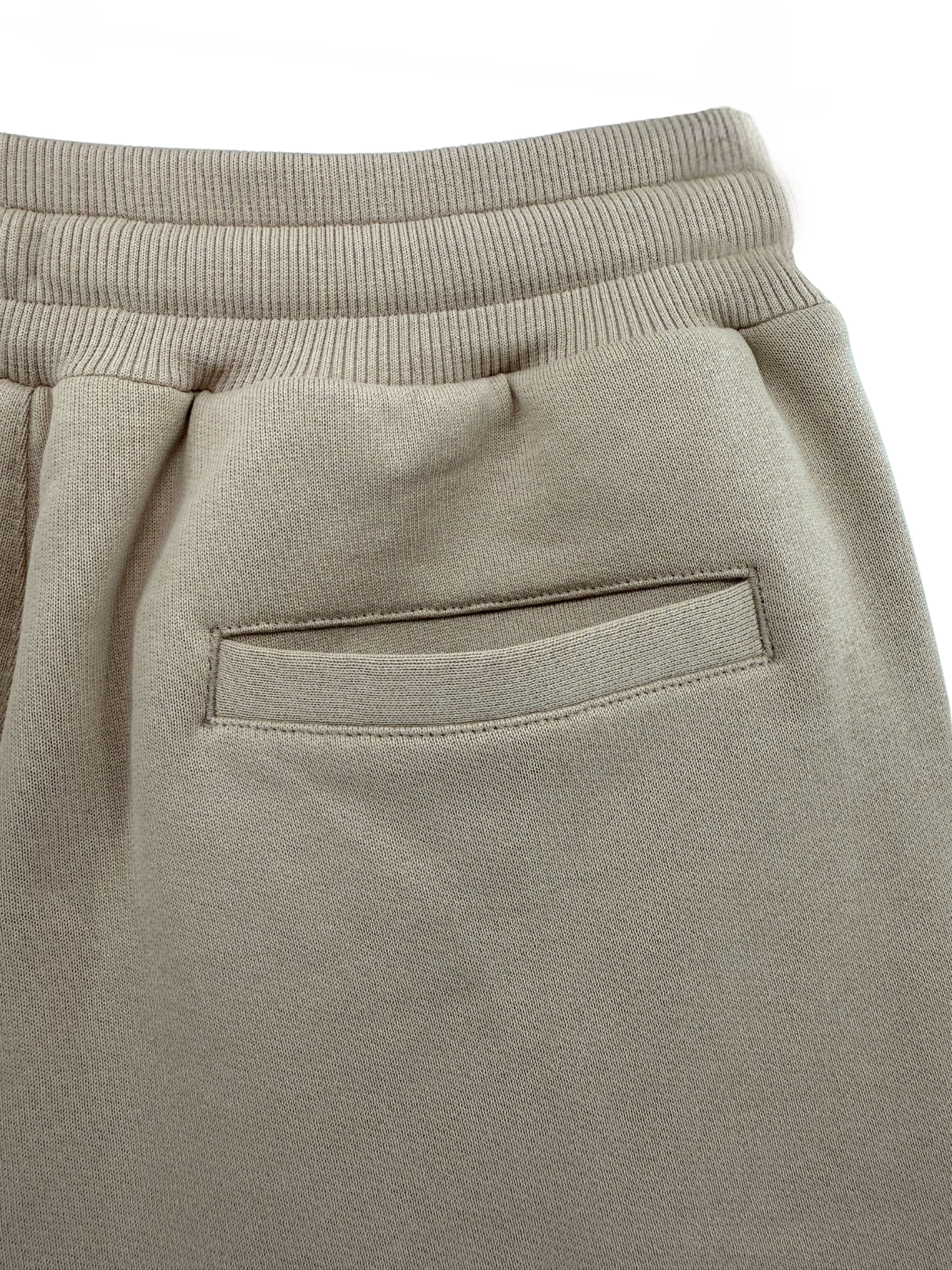 Dolce and Gabbana Logo Cotton Sweat Shorts - Sand Dolce & Gabbana