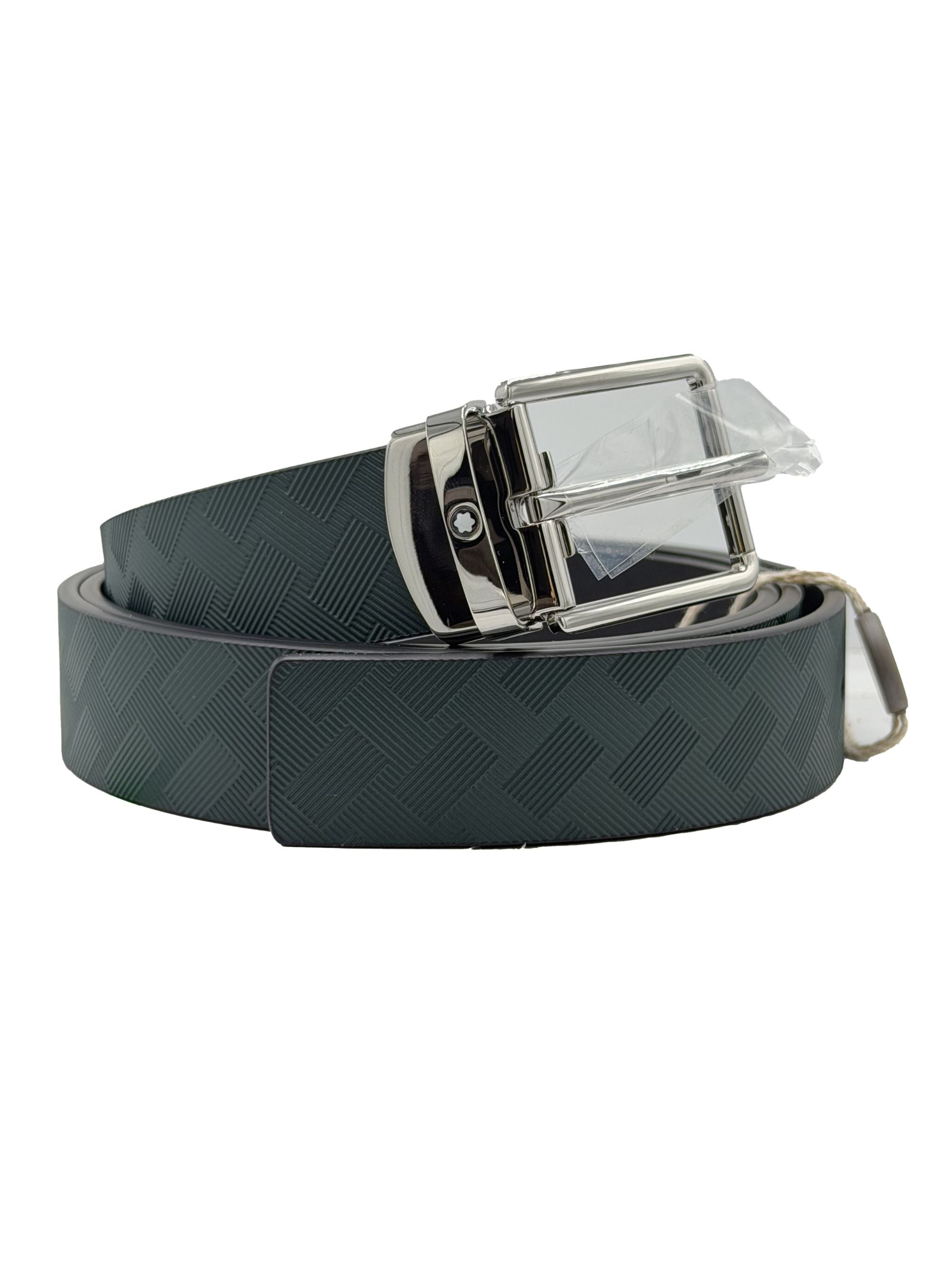 Montblanc Leather Belt - Green (Unused) Montblanc