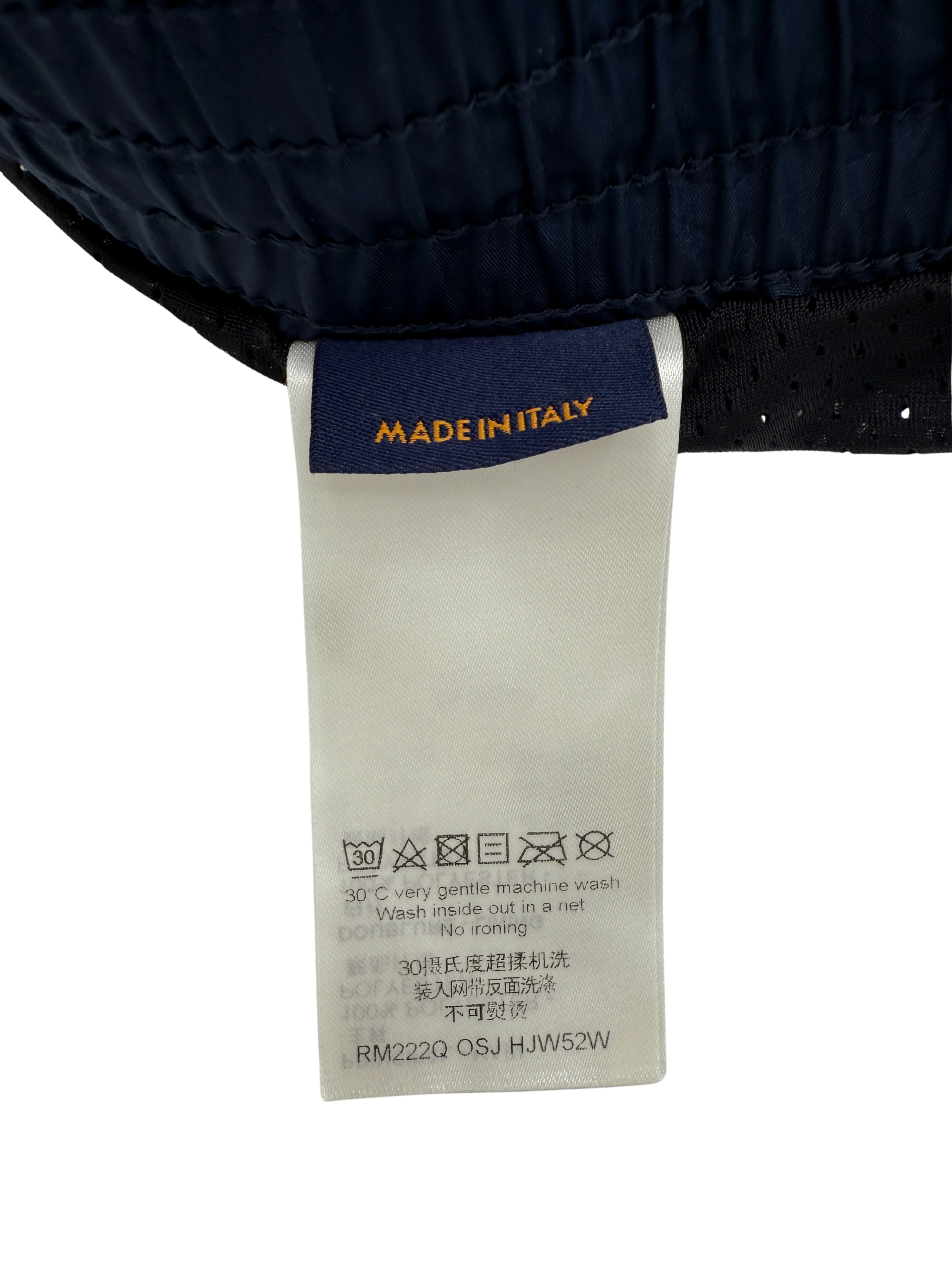 Louis Vuitton Monogram Signature Swim Shorts - Navy Louis Vuitton