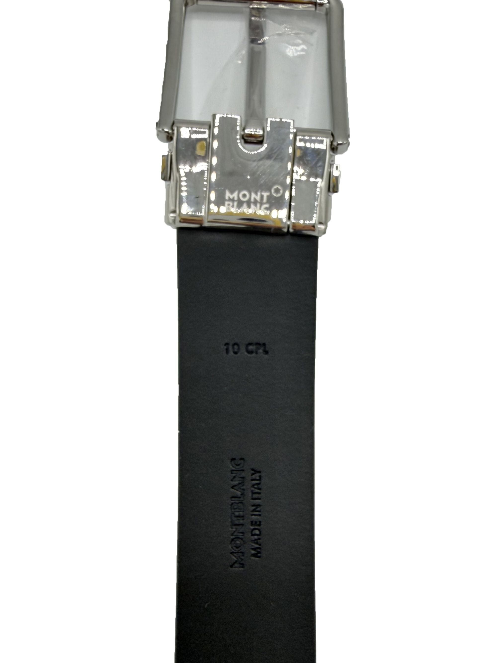Montblanc Leather Belt - Green (Unused) Montblanc