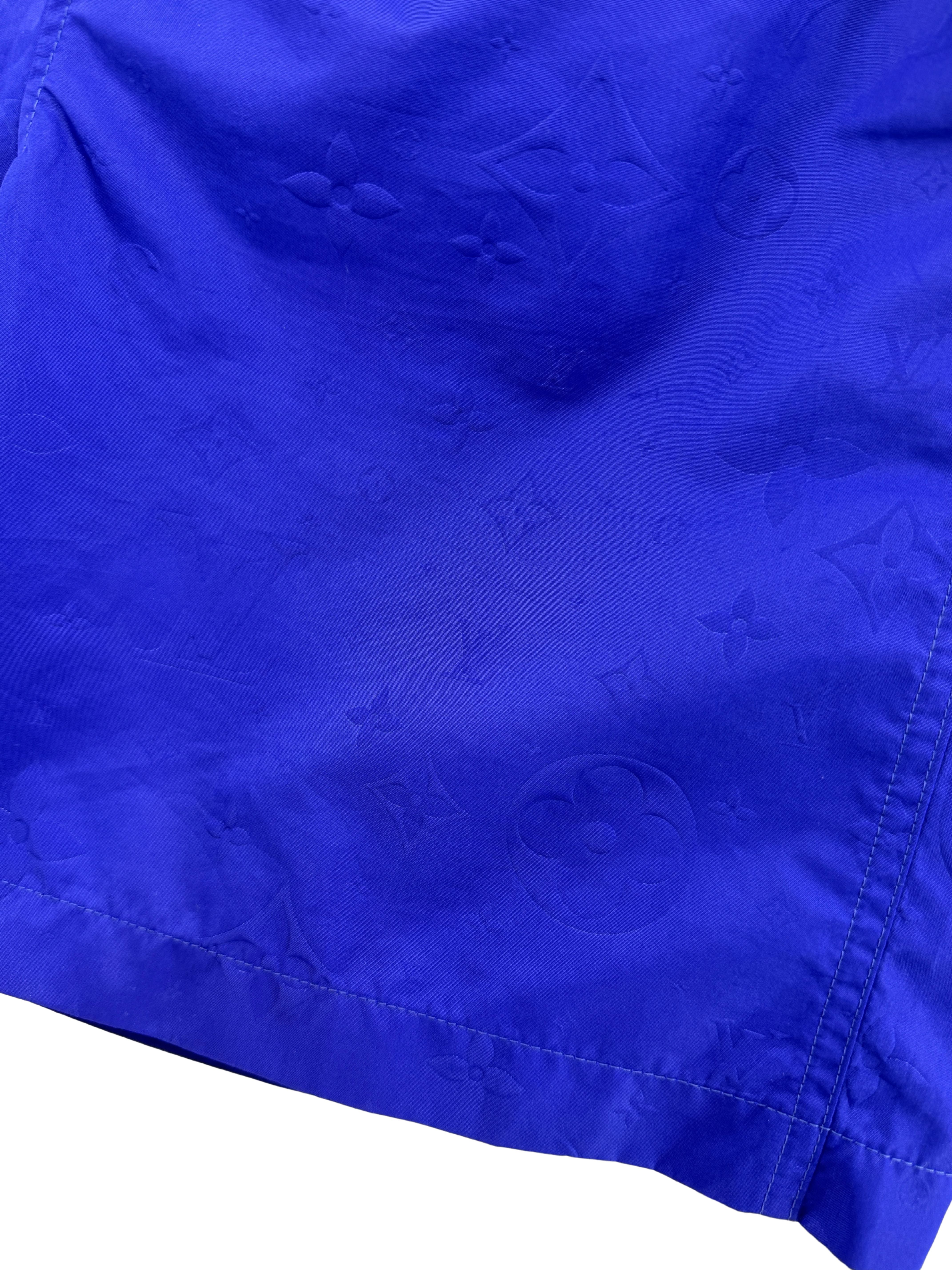 Louis Vuitton Monogram Signature Swim Shorts - Royal Blue Louis Vuitton