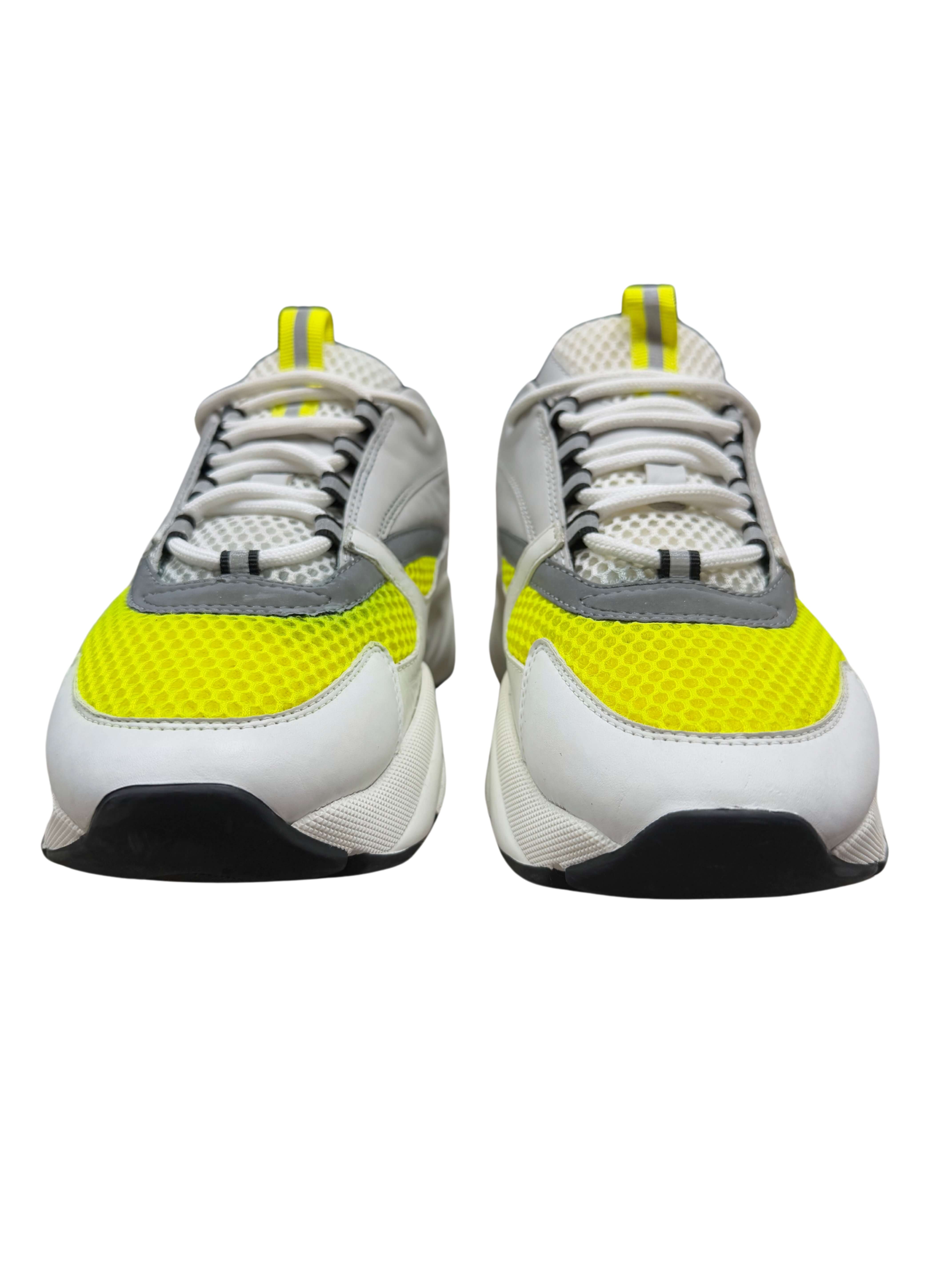 Dior B22 Trainer - White / Yellow Dior