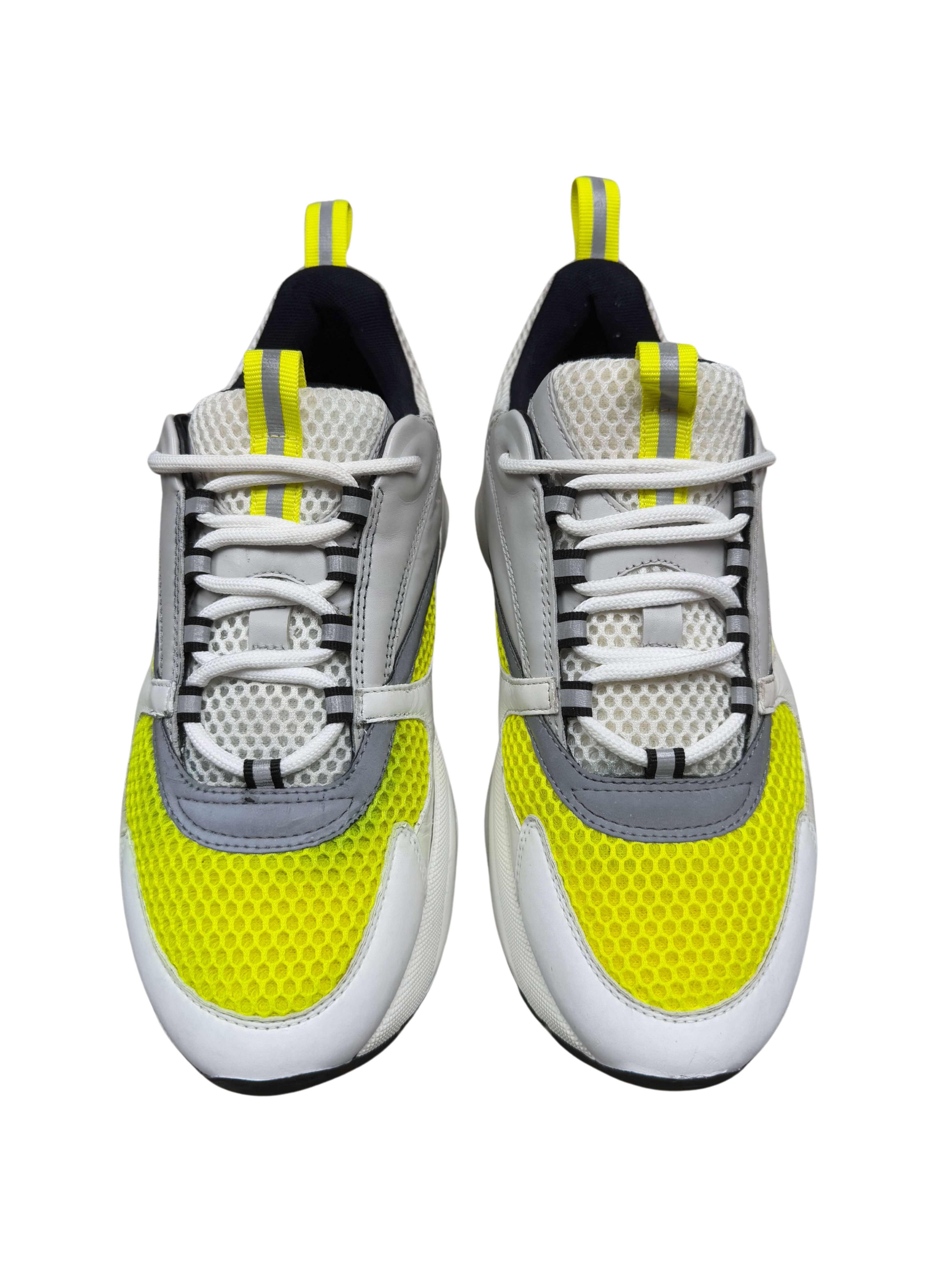 Dior B22 Trainer - White / Yellow Dior