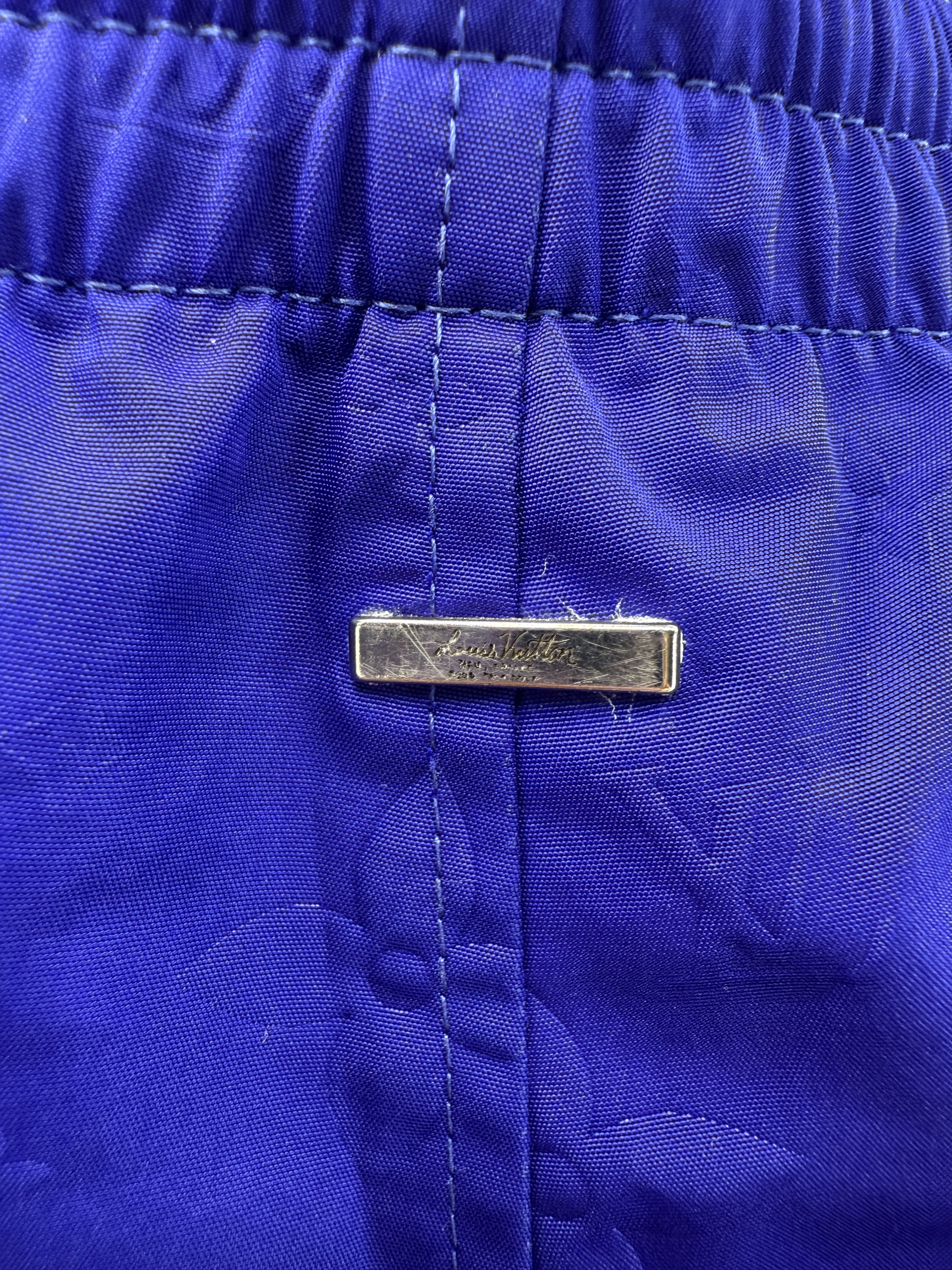 Louis Vuitton Monogram Signature Swim Shorts - Royal Blue Louis Vuitton
