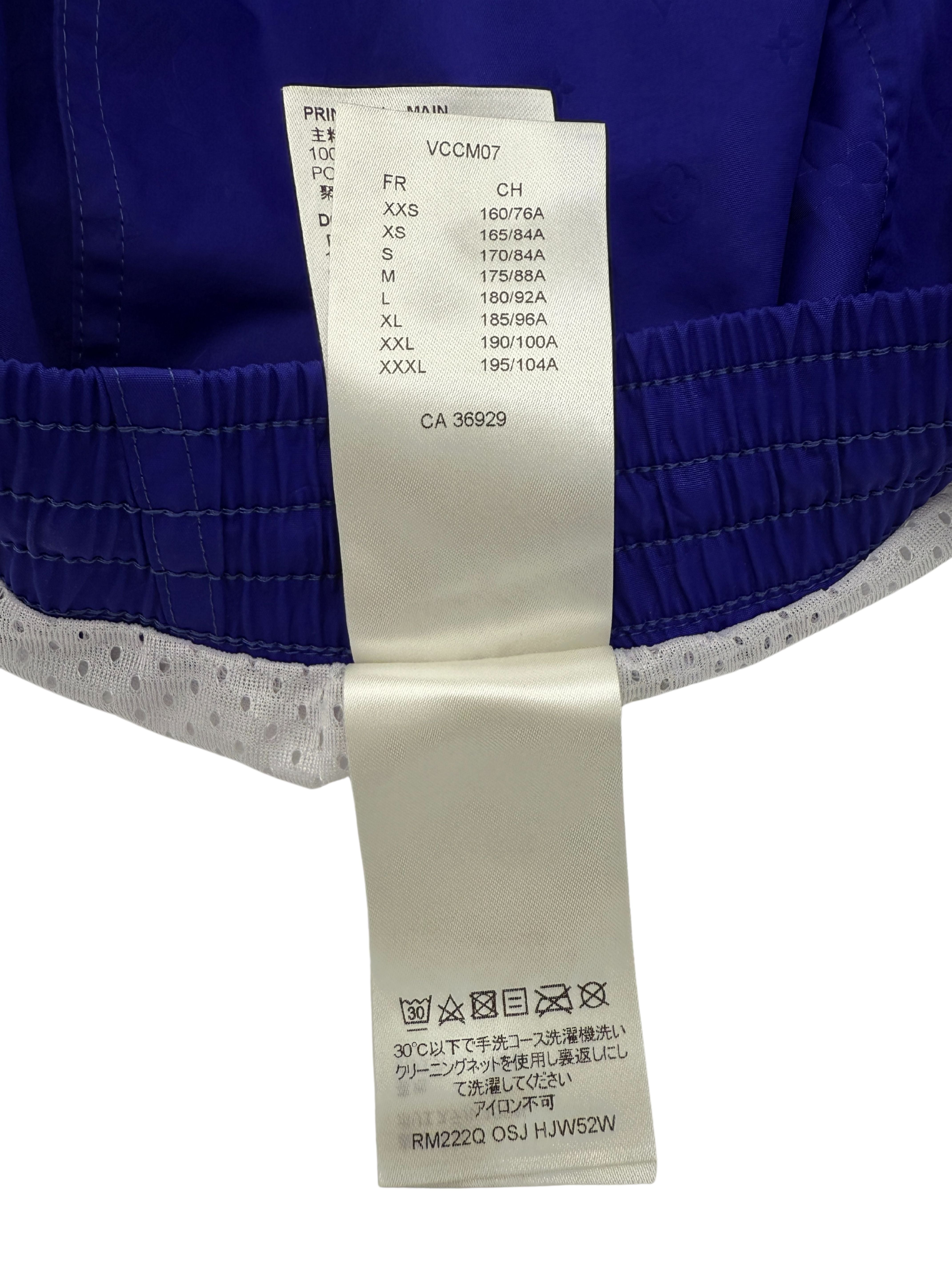 Louis Vuitton Monogram Signature Swim Shorts - Royal Blue Louis Vuitton