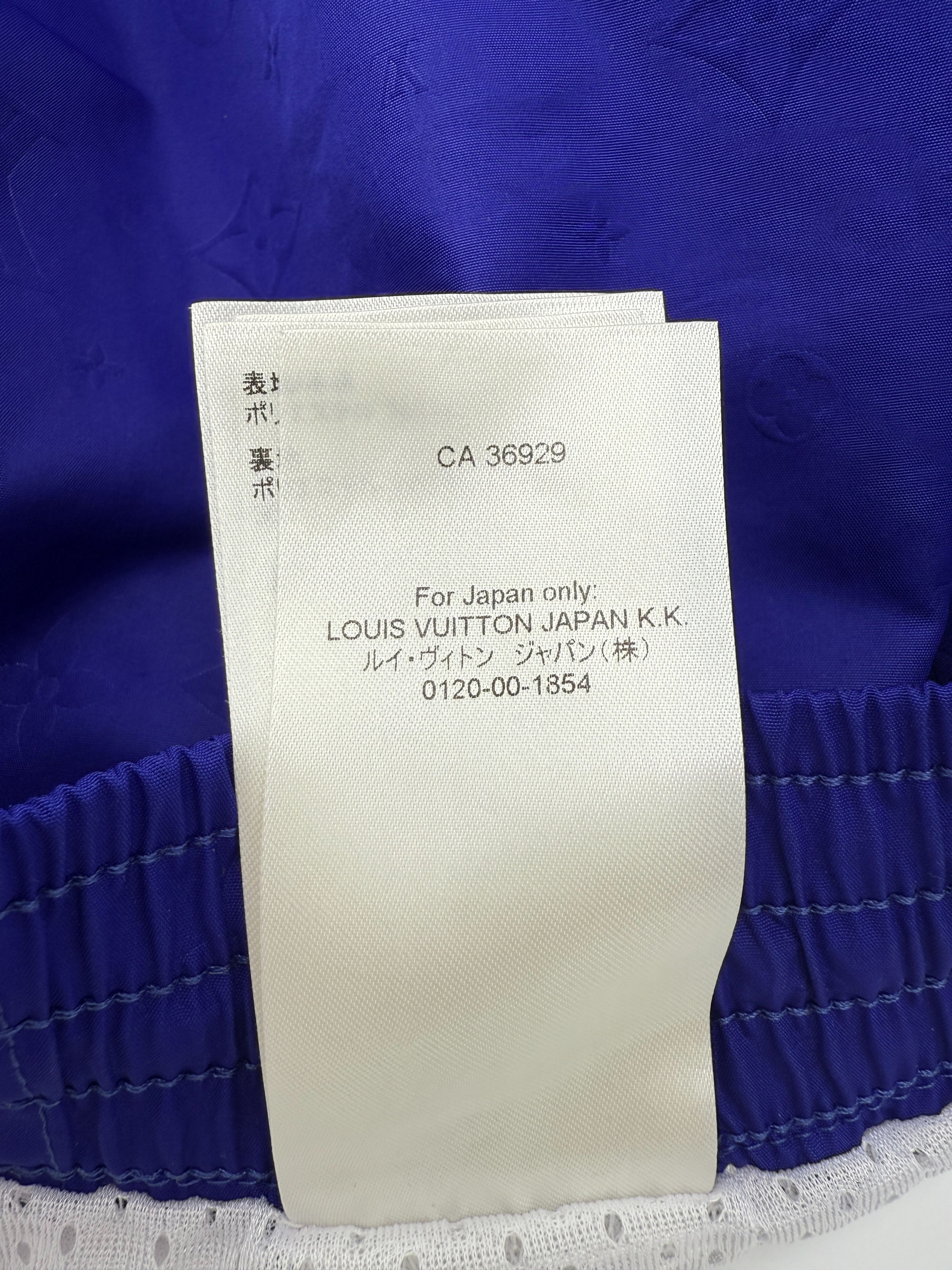 Louis Vuitton Monogram Signature Swim Shorts - Royal Blue Louis Vuitton