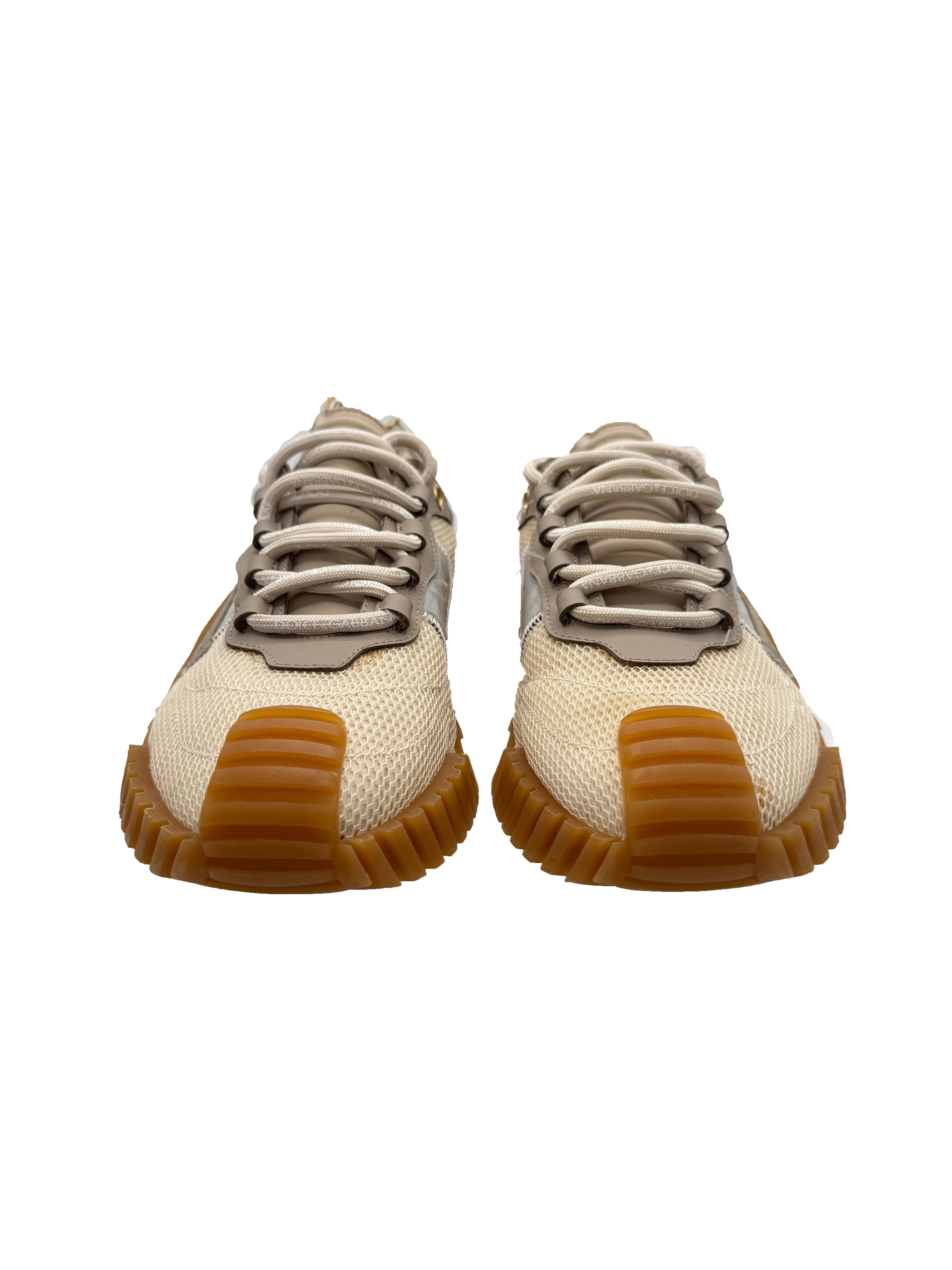 Dolce & Gabbana NS1 Panelled Trainer - Beige Dolce & Gabbana