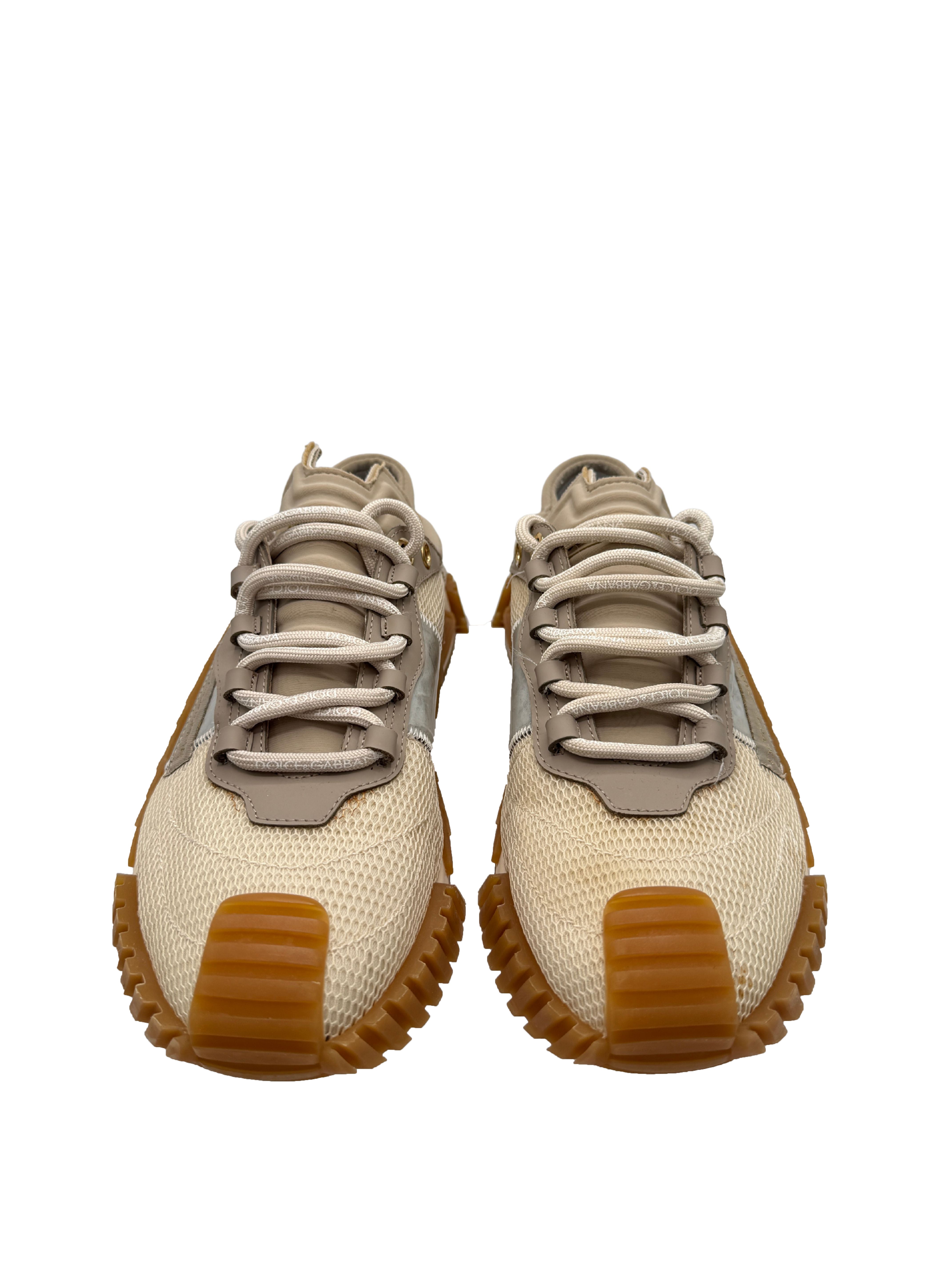 Dolce & Gabbana NS1 Panelled Trainer - Beige Dolce & Gabbana
