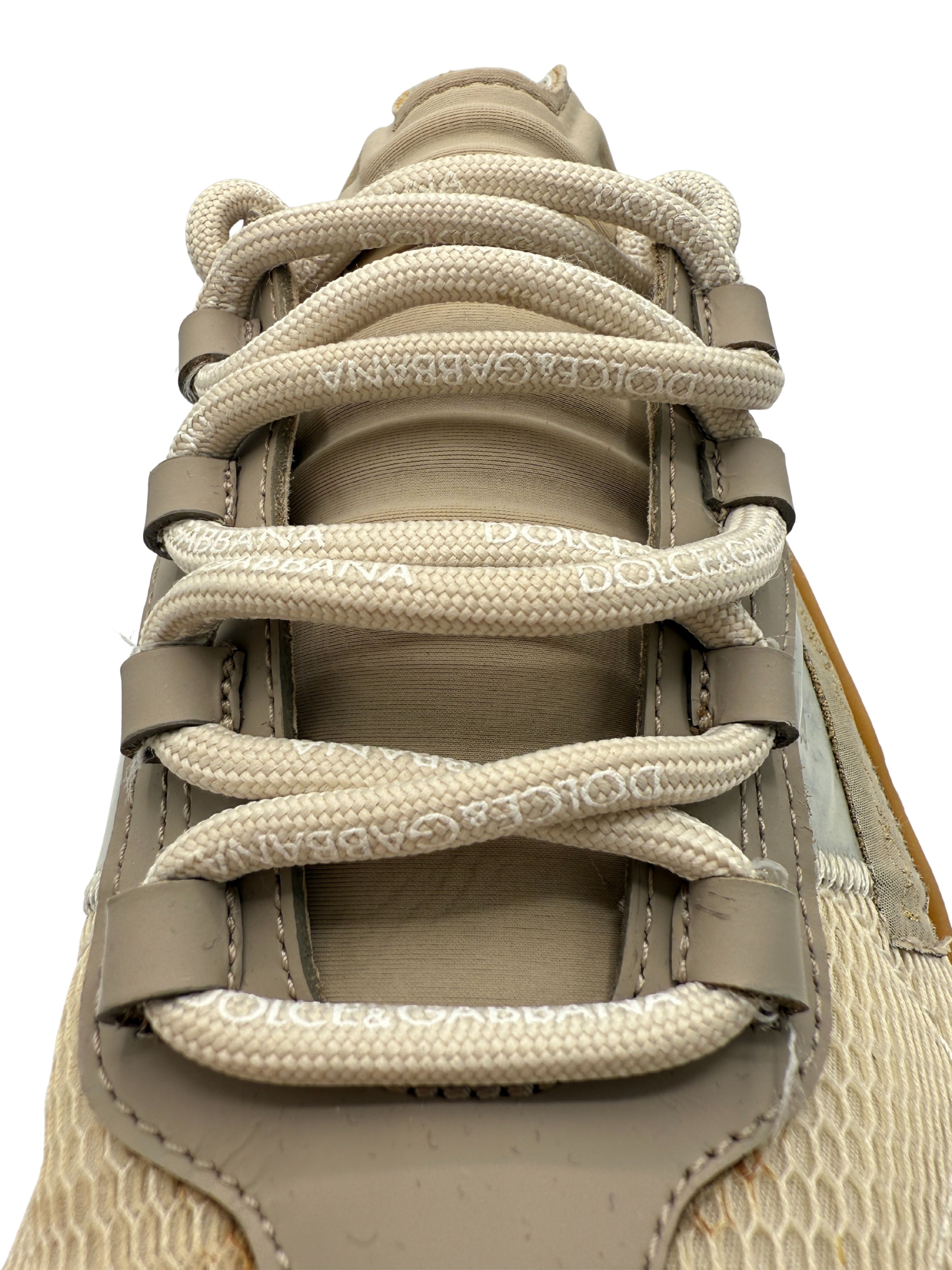 Dolce & Gabbana NS1 Panelled Trainer - Beige Dolce & Gabbana