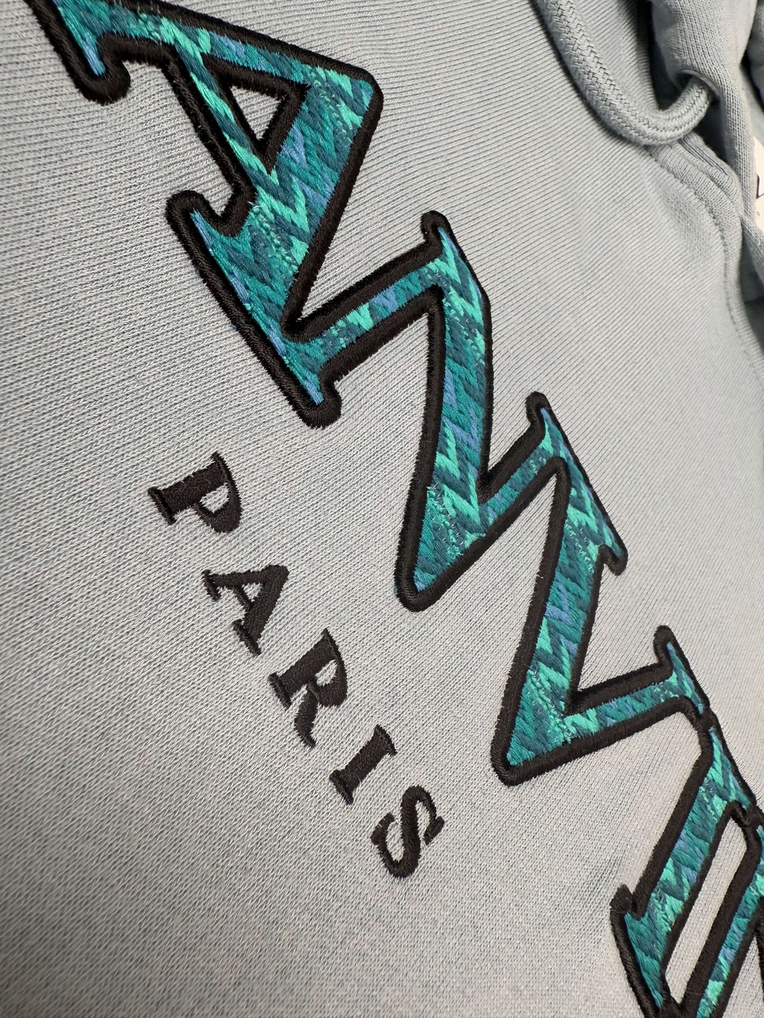Lanvin Curb Logo Hoodie - Blue Lanvin