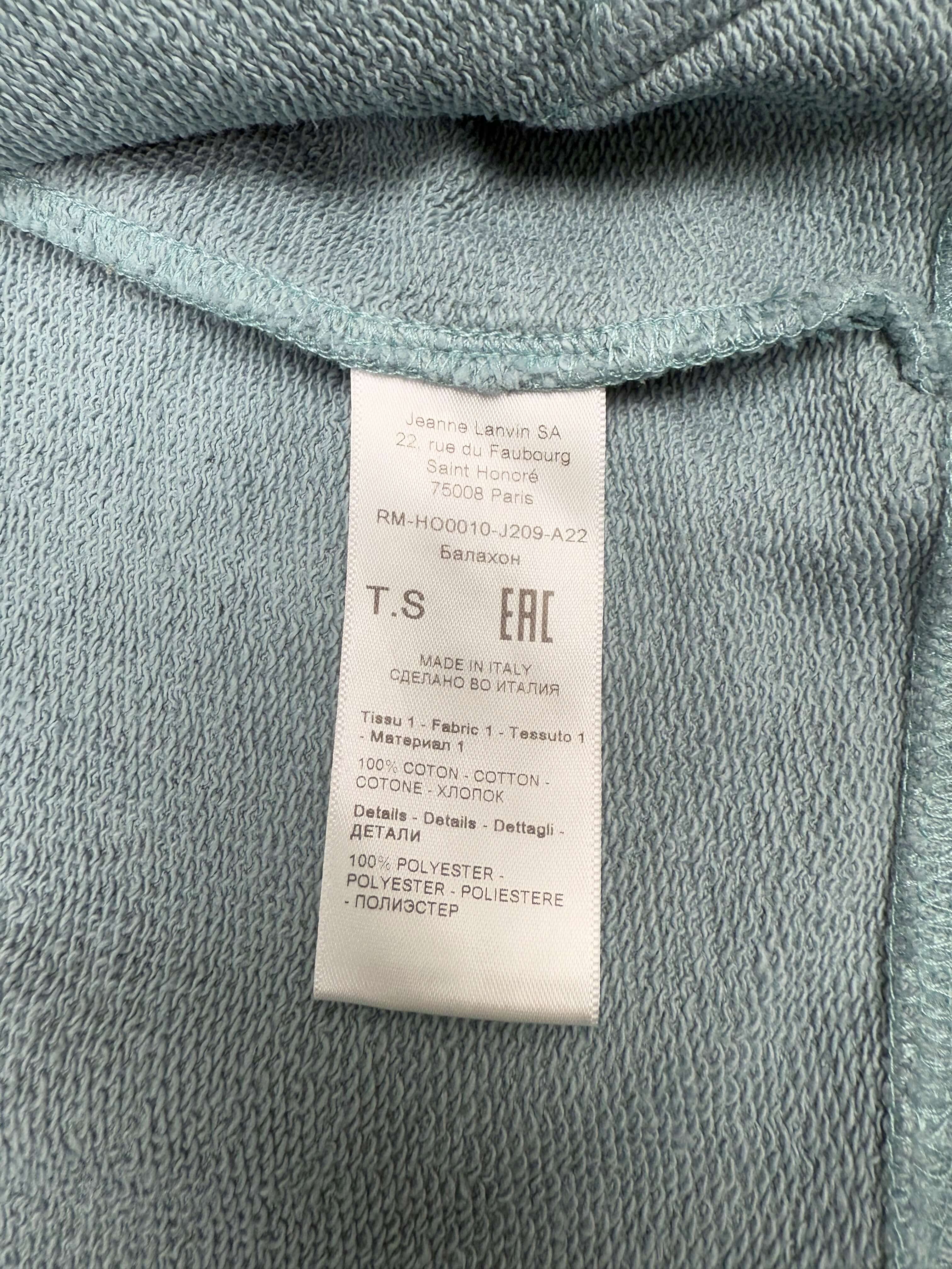 Lanvin Curb Logo Hoodie - Blue Lanvin