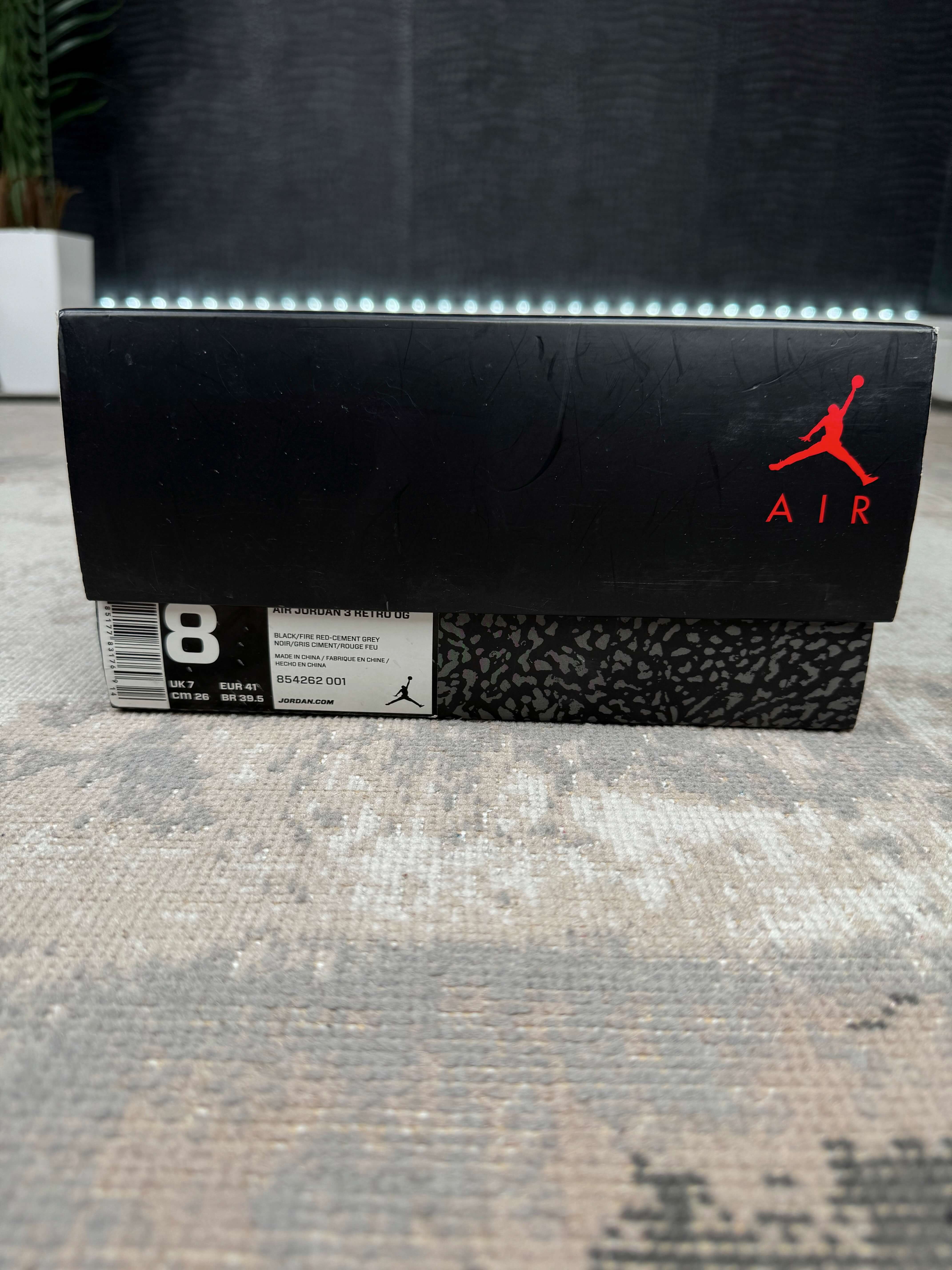 Nike Air Jordan 3 Retro OG 'Black Cement' 2018 Nike
