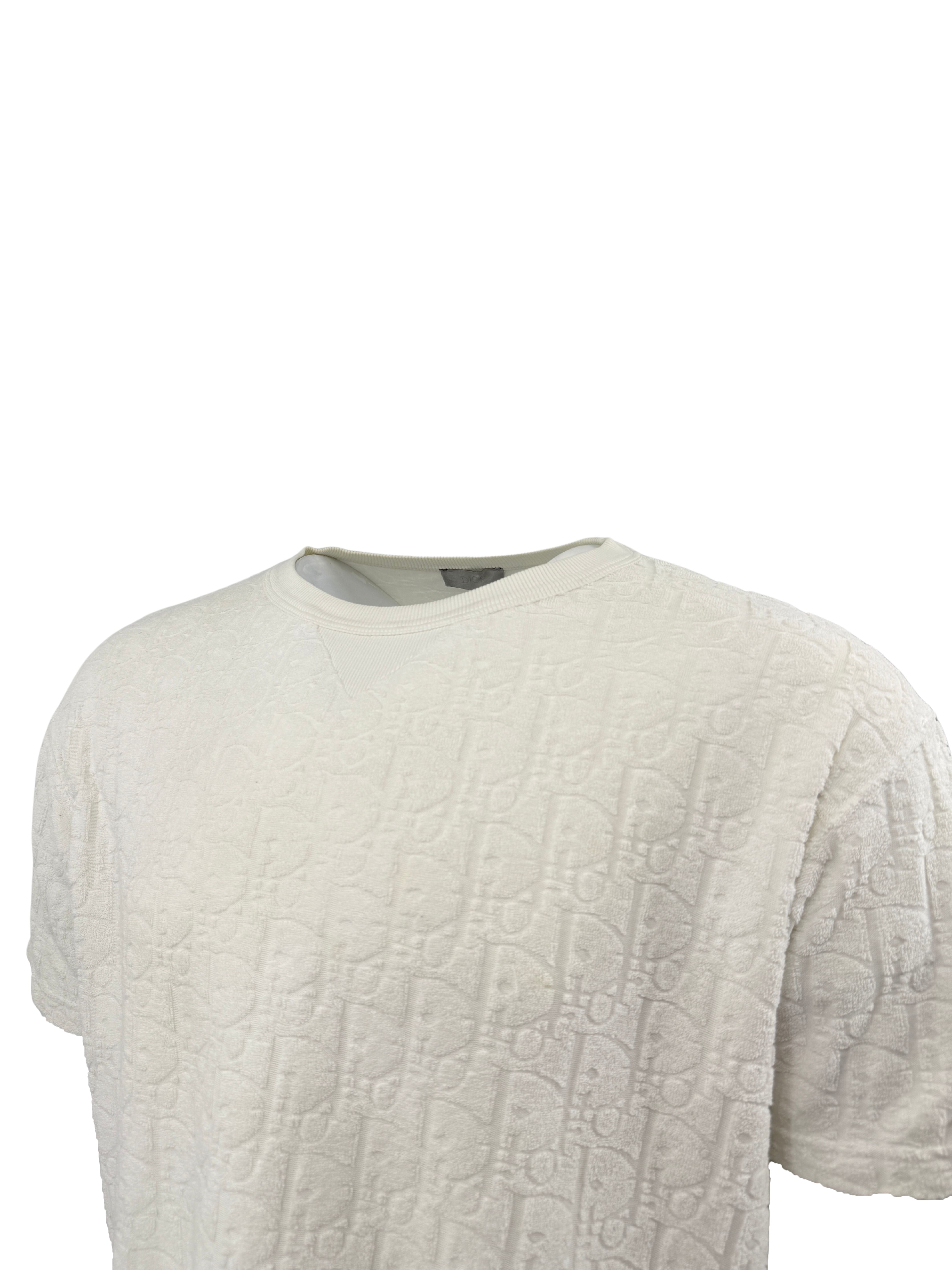 Dior Oblique Towel T-Shirt - White
