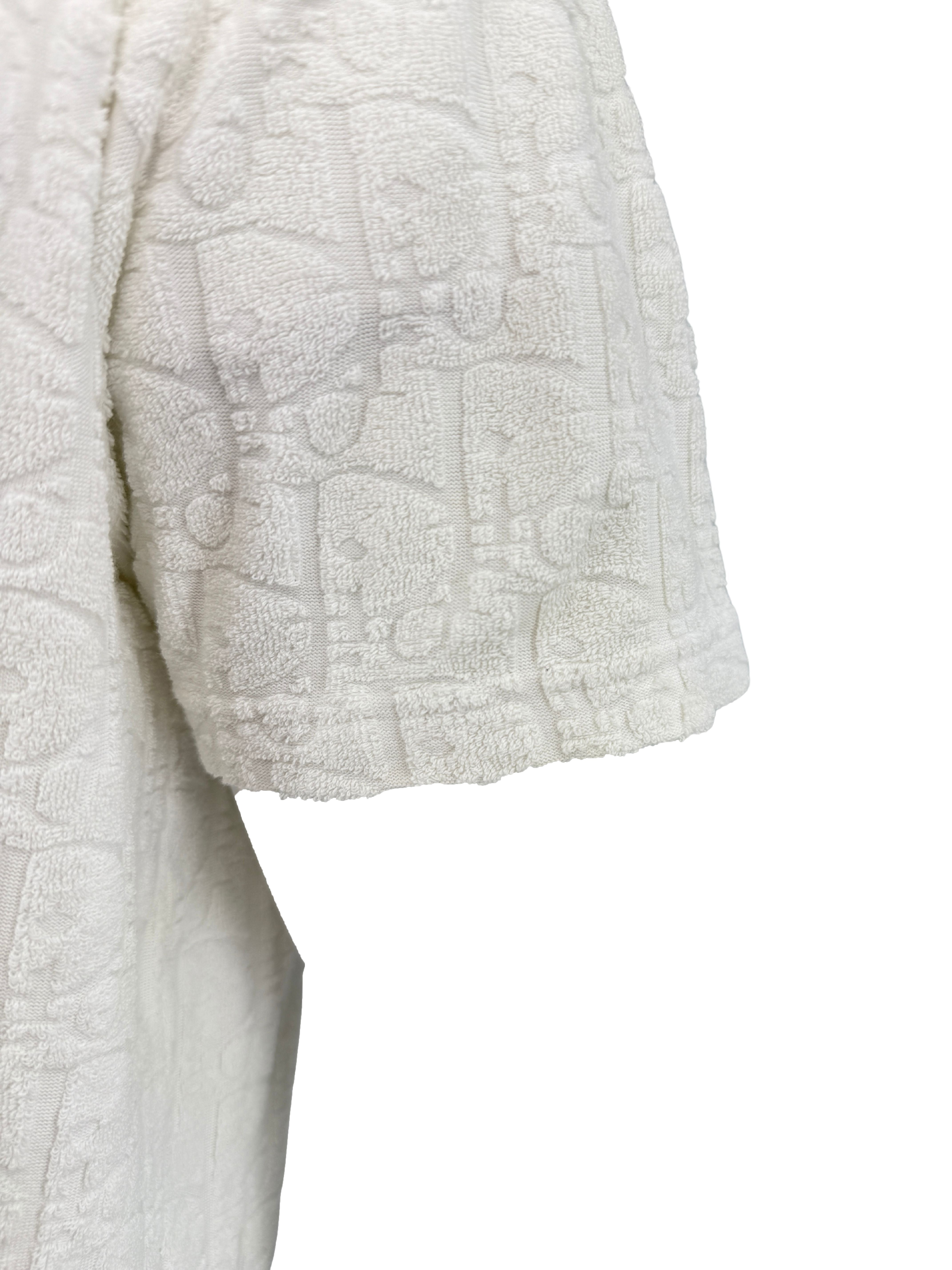 Dior Oblique Towel T-Shirt - White
