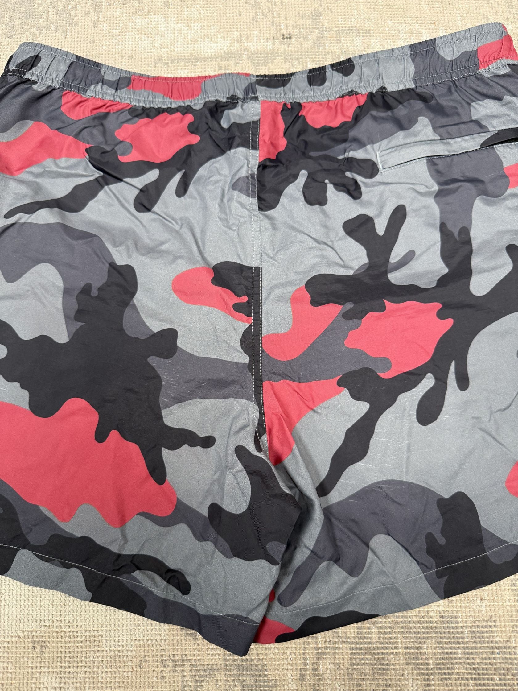 Valentino Camo Swim Shorts - Red Valentino